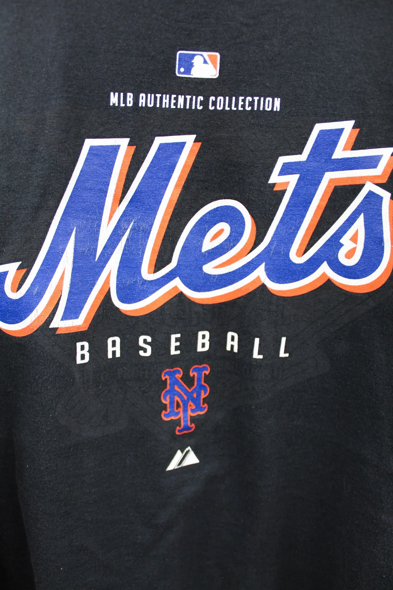 X - MLB Majestic Authentic New York Mets Script Tee sold by HG Vintage product image thumbnail 2