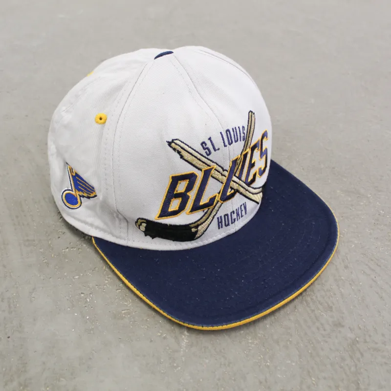 D- Vintage St Louis Blues NHL Reebok Snapback Hat sold by HG Vintage