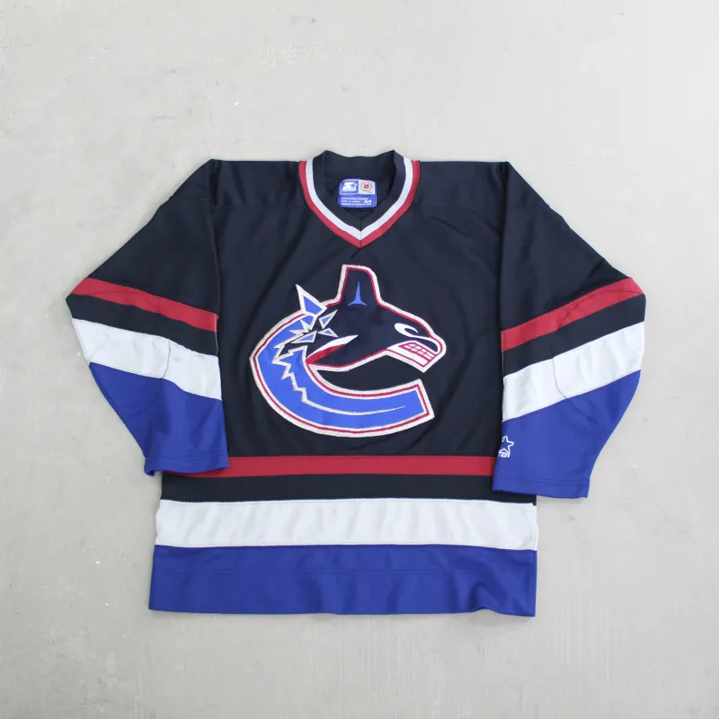 D- Vintage Vancouver Canucks NHL Starter Hockey Jersey sold by HG Vintage