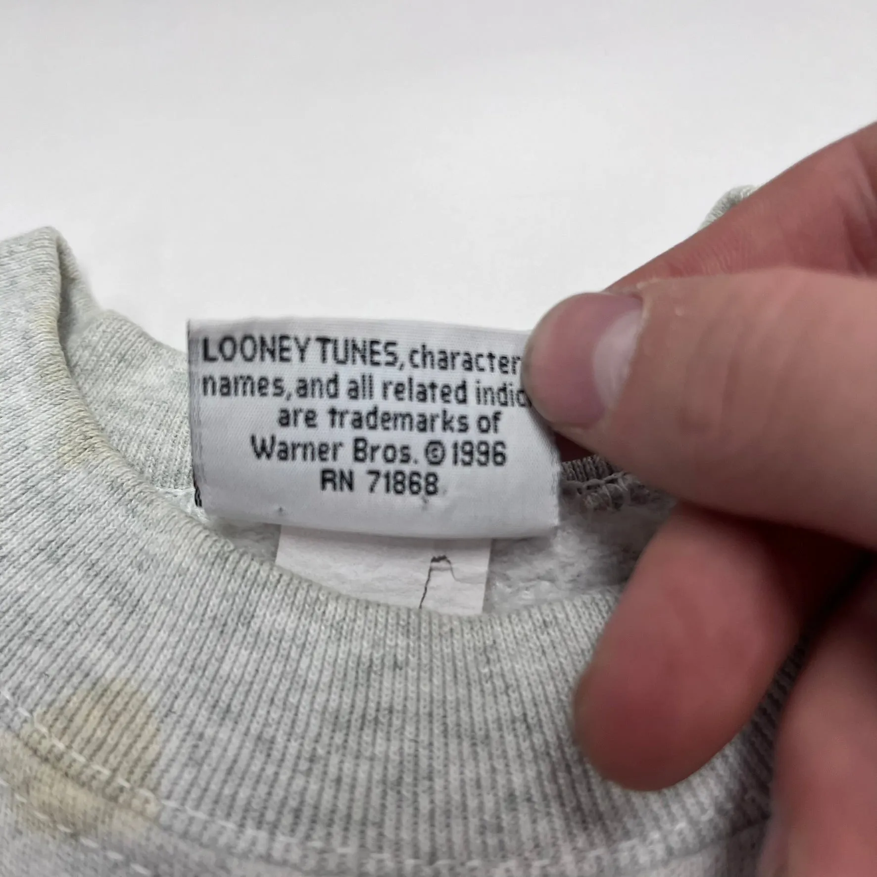D- Vintage 1996 Looney Tunes Tweedy Bird & Sylvester Cat Jumbo Print Crewneck sold by HG Vintage product image thumbnail 3