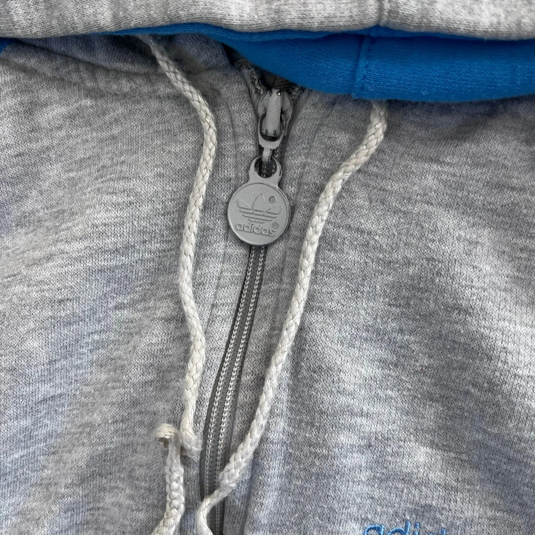 D- Vintage 80s Adidas Color Block Zip Up Hoodie sold by HG Vintage product image thumbnail 3