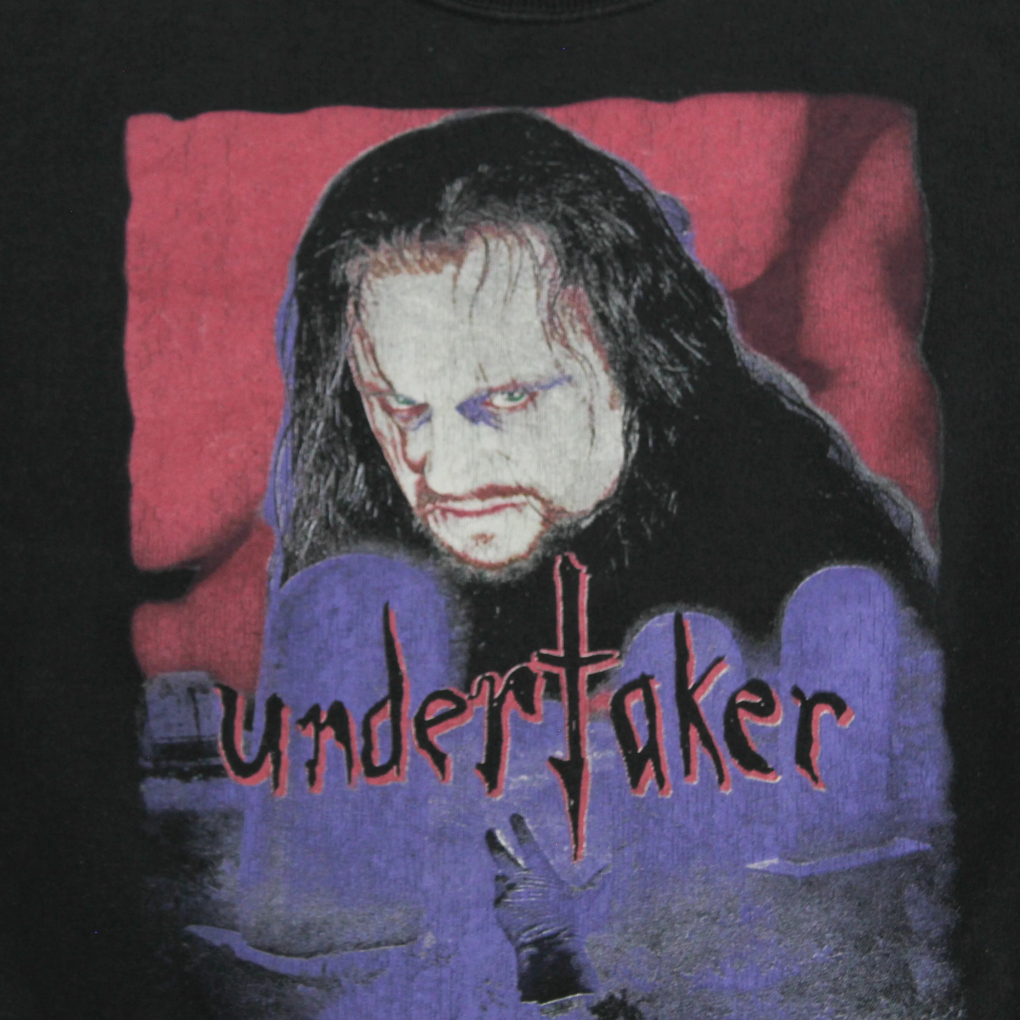 D- Vintage 1996 The Undertaker WWF Attitude Picture Wrestling Crewneck sold by HG Vintage product image thumbnail 2