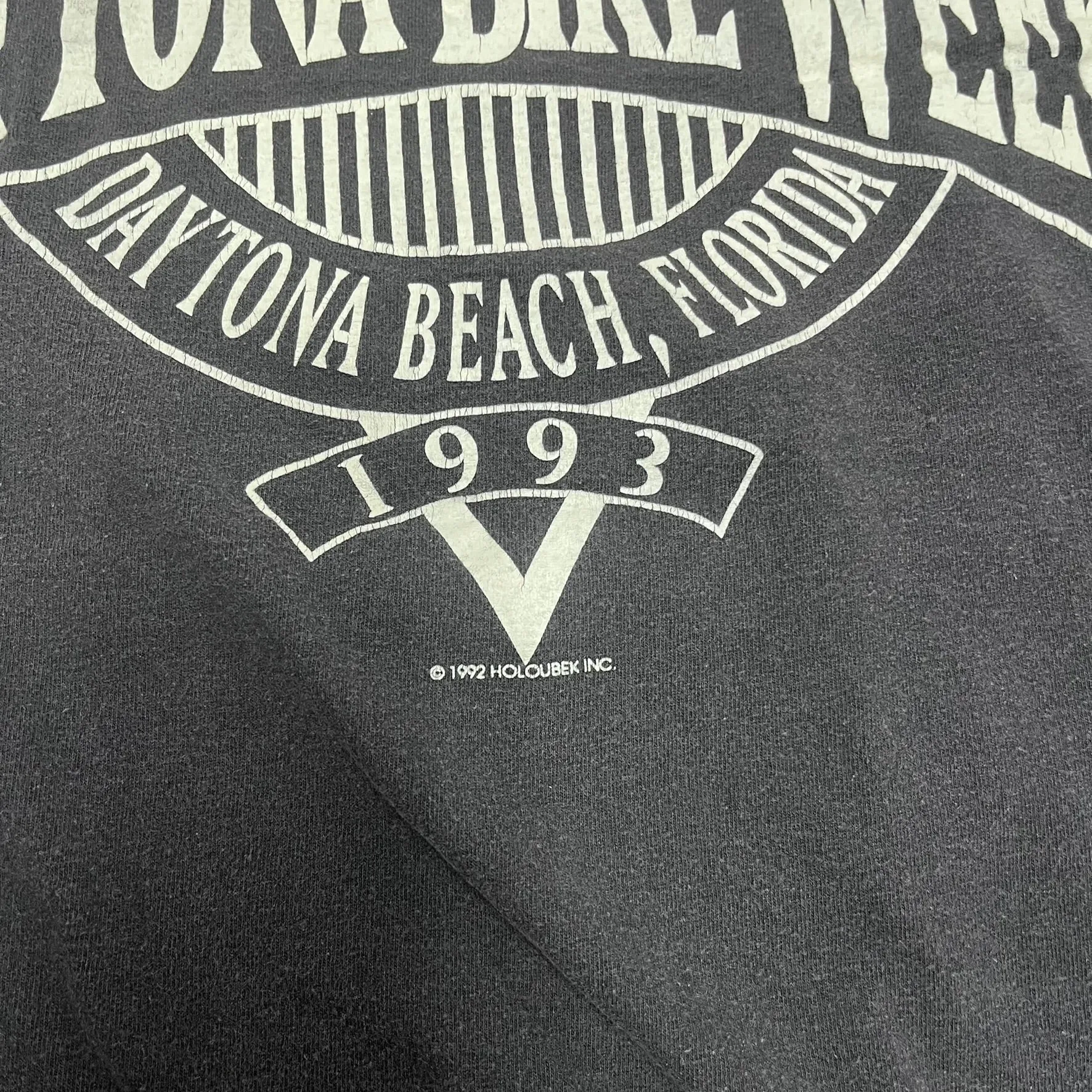 D- Vintage 1993 Harley Davidson Daytona Bike Week Single Stitch Tee sold by HG Vintage product image thumbnail 5