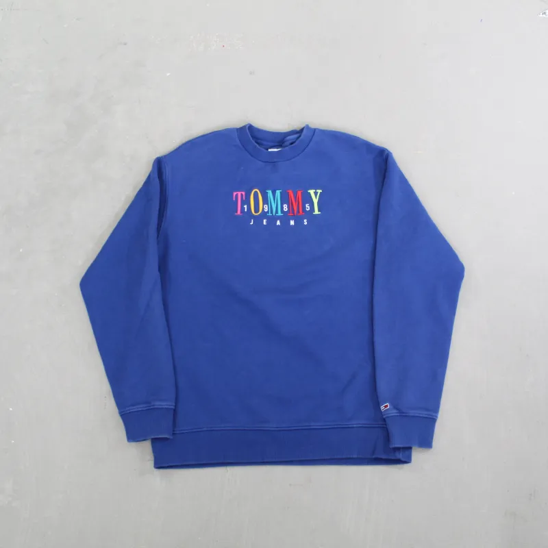 D- Vintage Tommy Hilfiger Jeans Embroidered Text Crewneck sold by HG Vintage