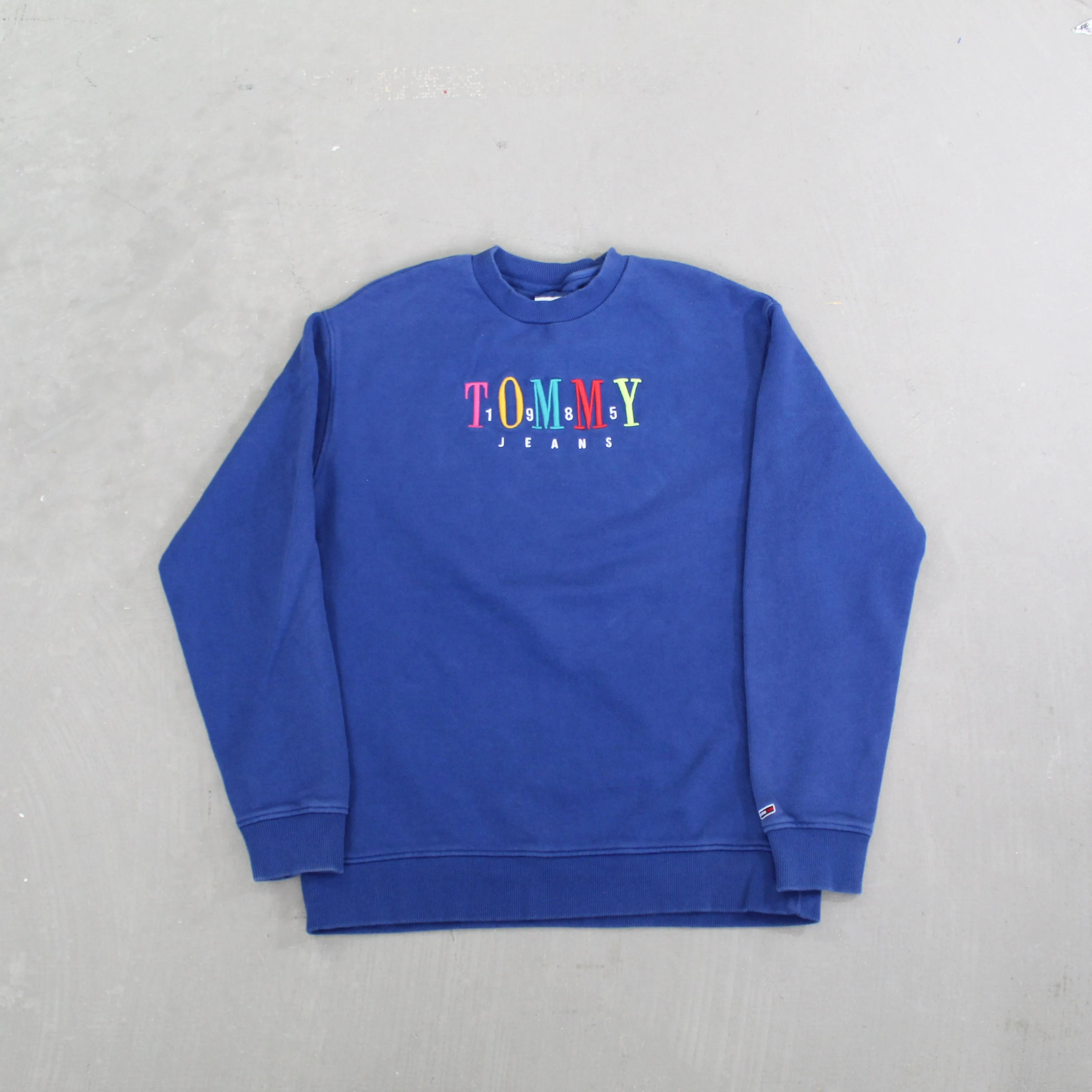 D- Vintage Tommy Hilfiger Jeans Embroidered Text Crewneck sold by HG Vintage