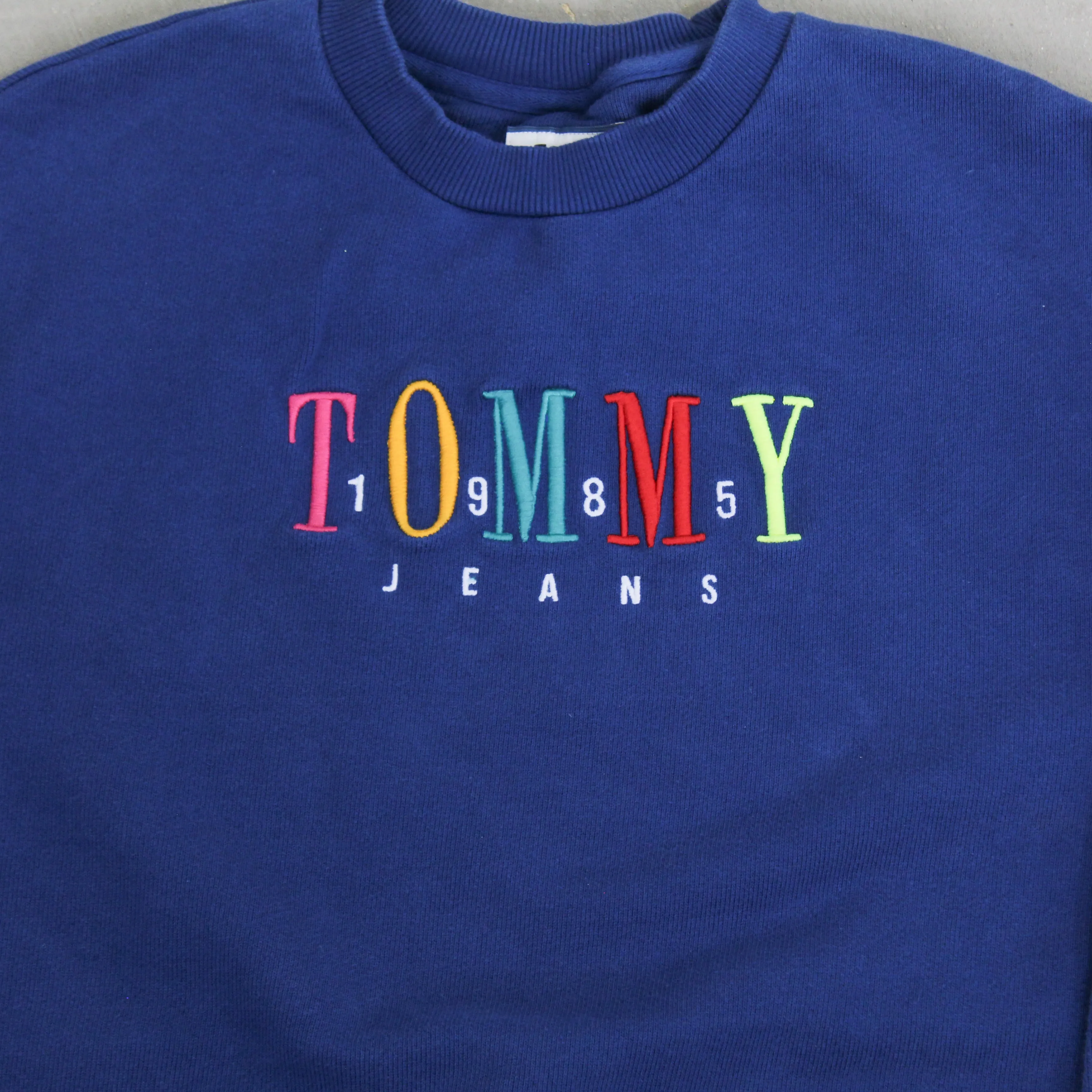 D- Vintage Tommy Hilfiger Jeans Embroidered Text Crewneck sold by HG Vintage product image thumbnail 2