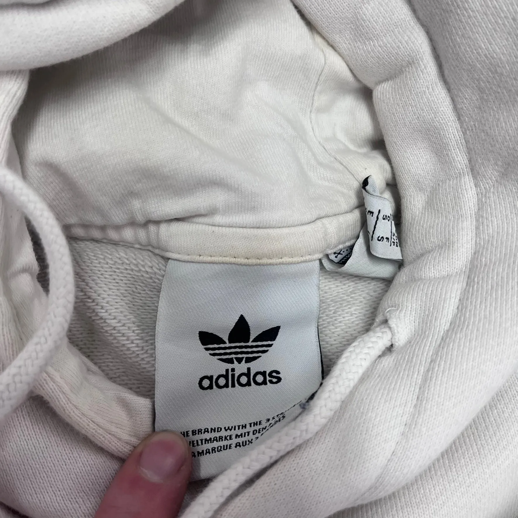 D- Vintage Adidas Embroidered Logo Hoodie sold by HG Vintage product image thumbnail 3
