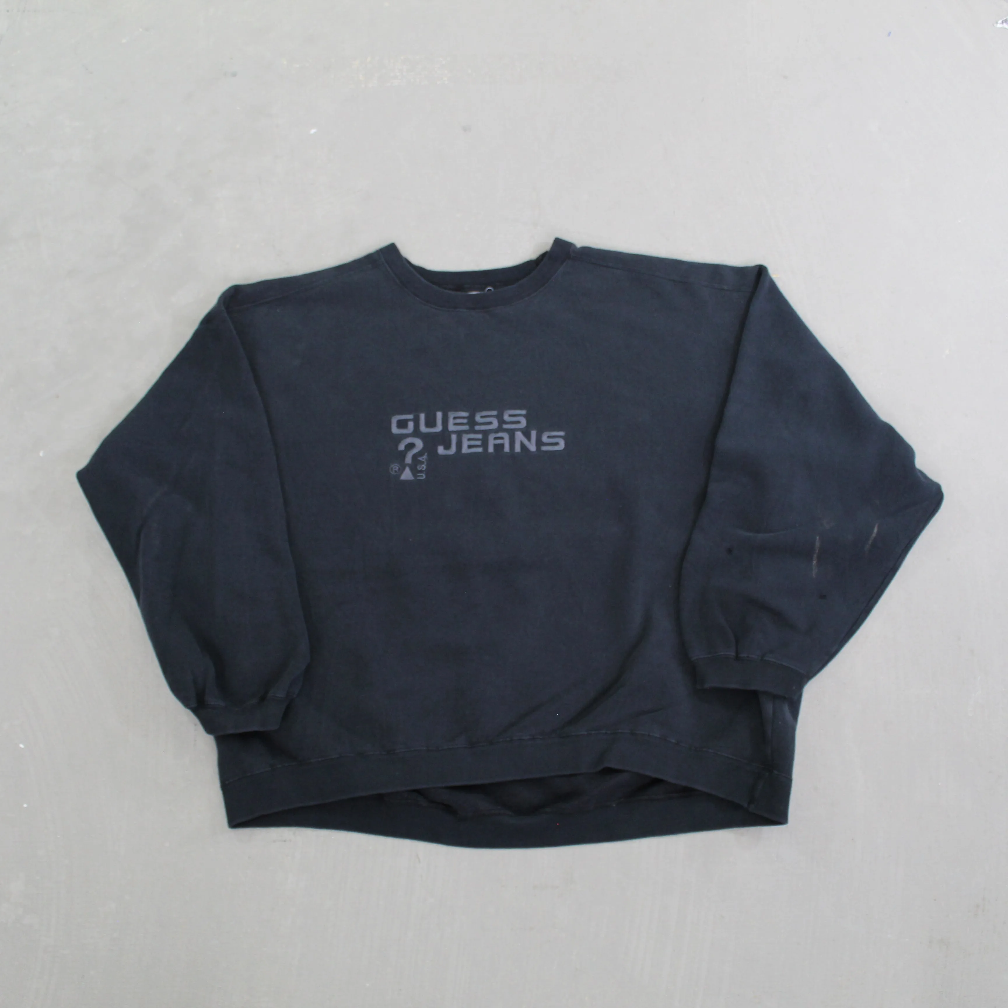 D- Vintage Guess Jeans USA Embroidered Text Crewneck sold by HG Vintage