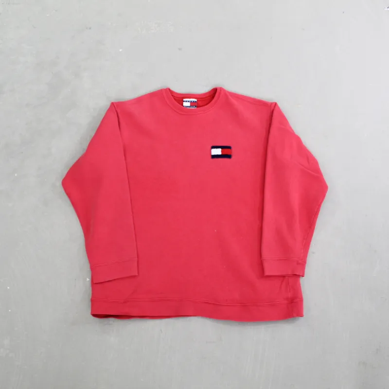 D- Vintage Tommy Hilfiger Embroidered Logo Crewneck sold by HG Vintage