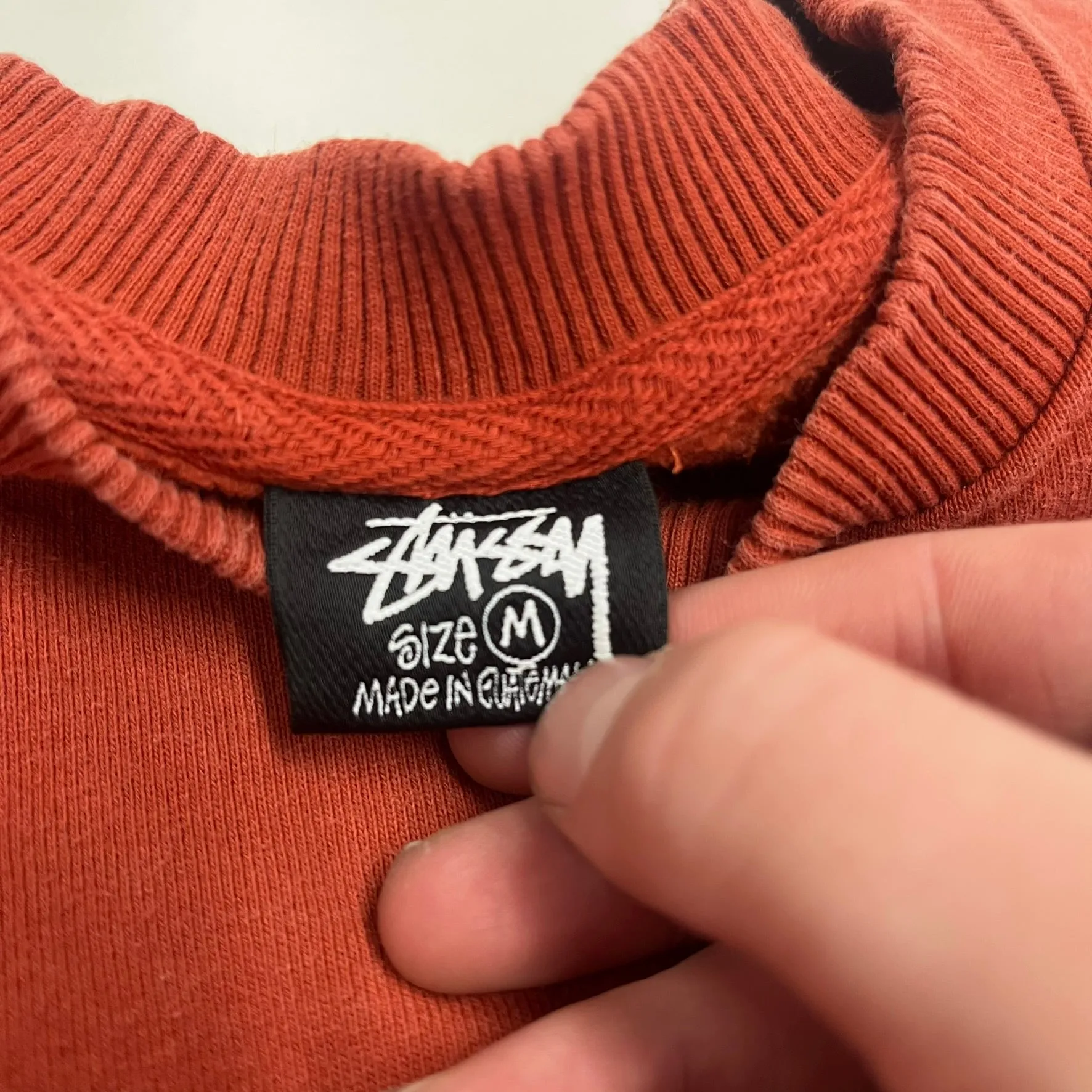 D- Vintage Stussy Text & Dice Crewneck sold by HG Vintage product image thumbnail 5
