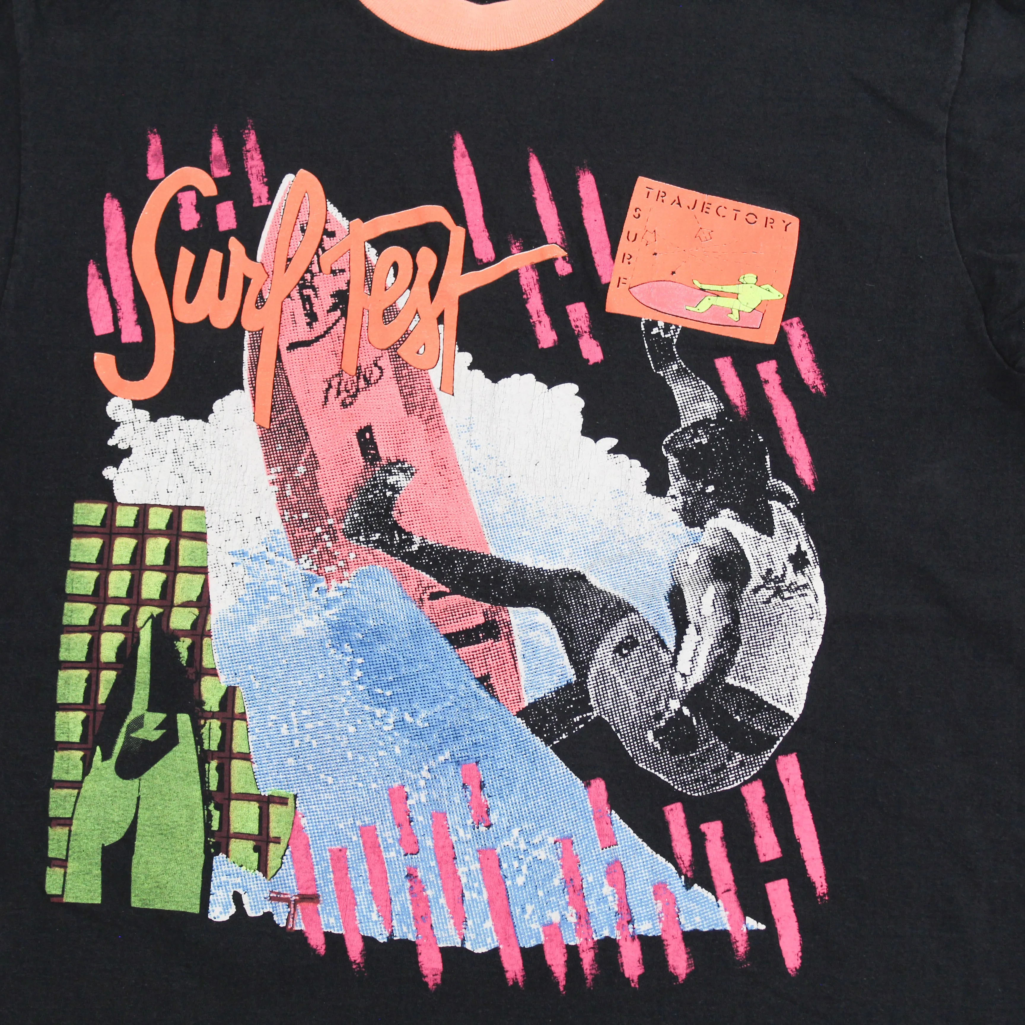 D- Vintage Surf Fest Graphic Single Stitch Black Anvil Tag Tee sold by HG Vintage product image thumbnail 2