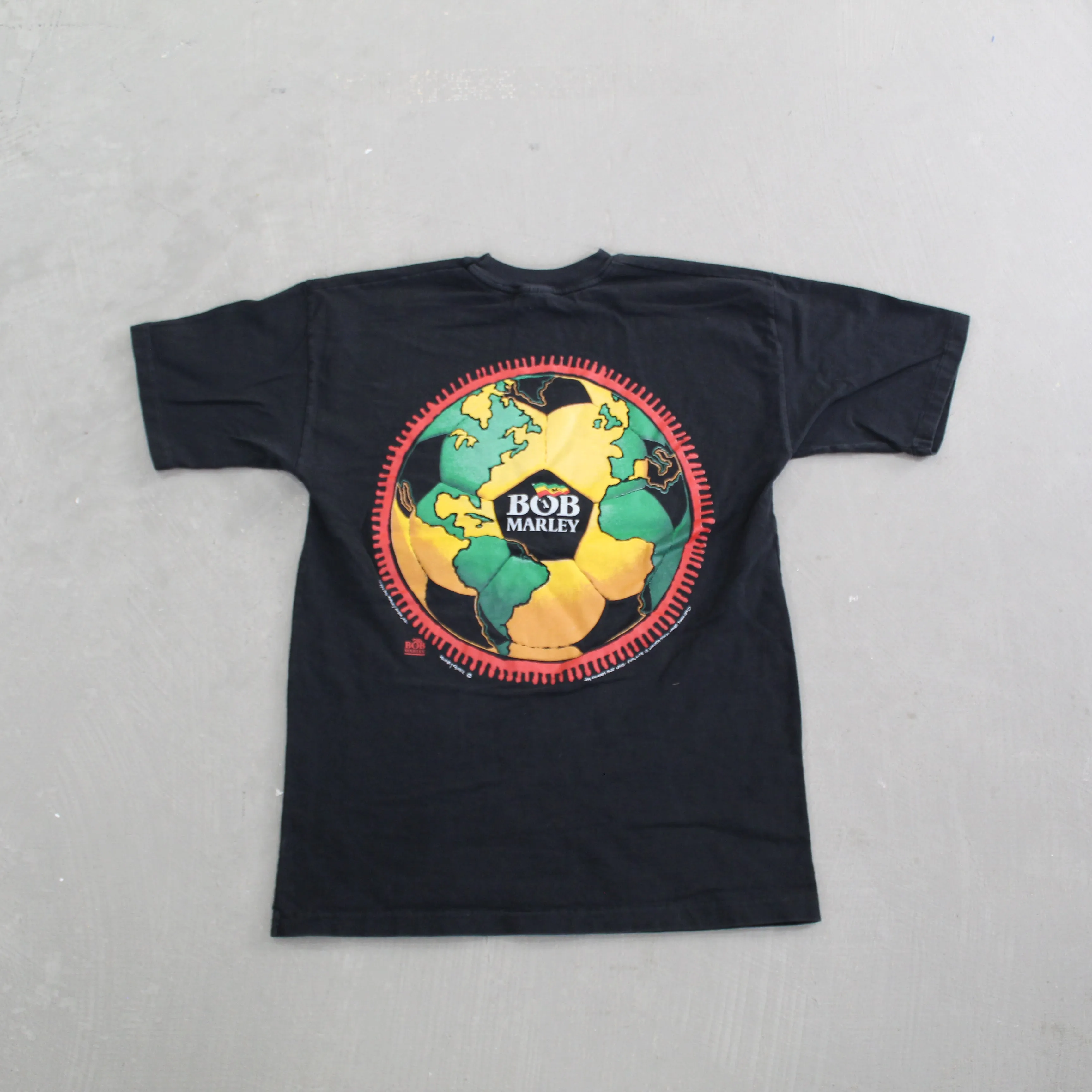 D- Vintage 1994 Bob Marley Playing Soccer Single Stitch Tee sold by HG Vintage product image thumbnail 3