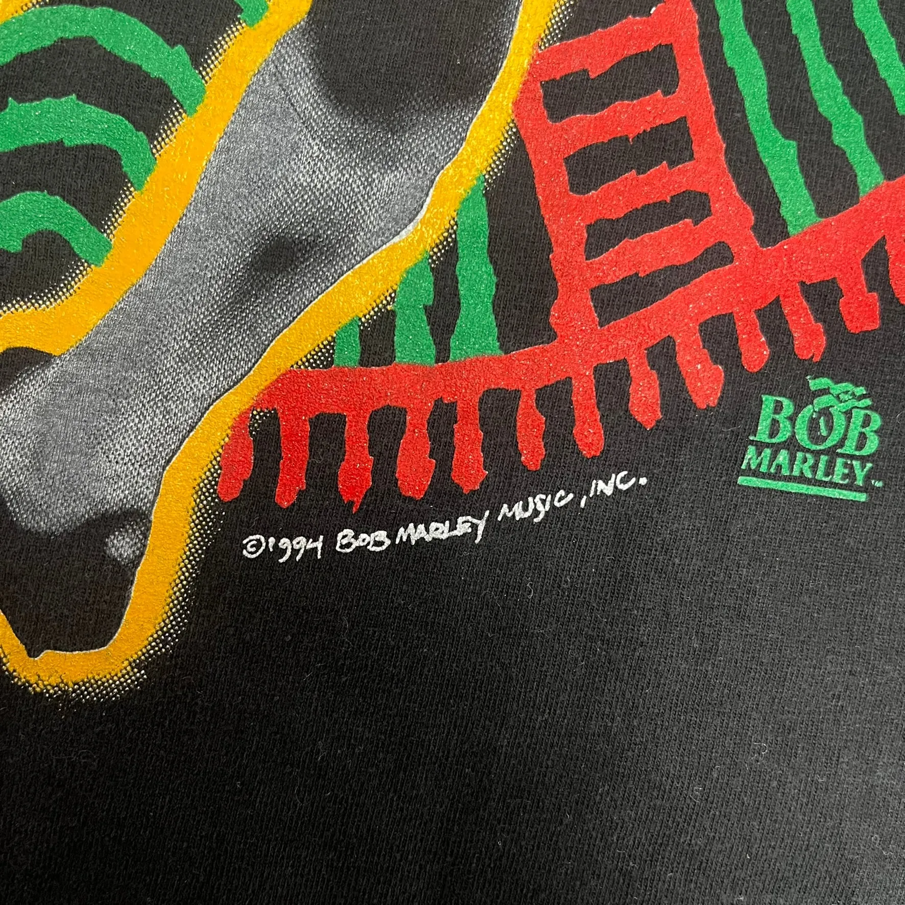 D- Vintage 1994 Bob Marley Playing Soccer Single Stitch Tee sold by HG Vintage product image thumbnail 5
