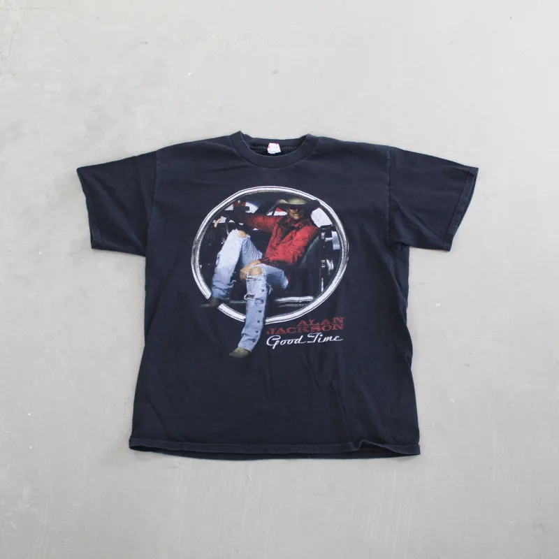 D- 2009 Alan Jackson Good Times Tour Picture Tee sold by HG Vintage