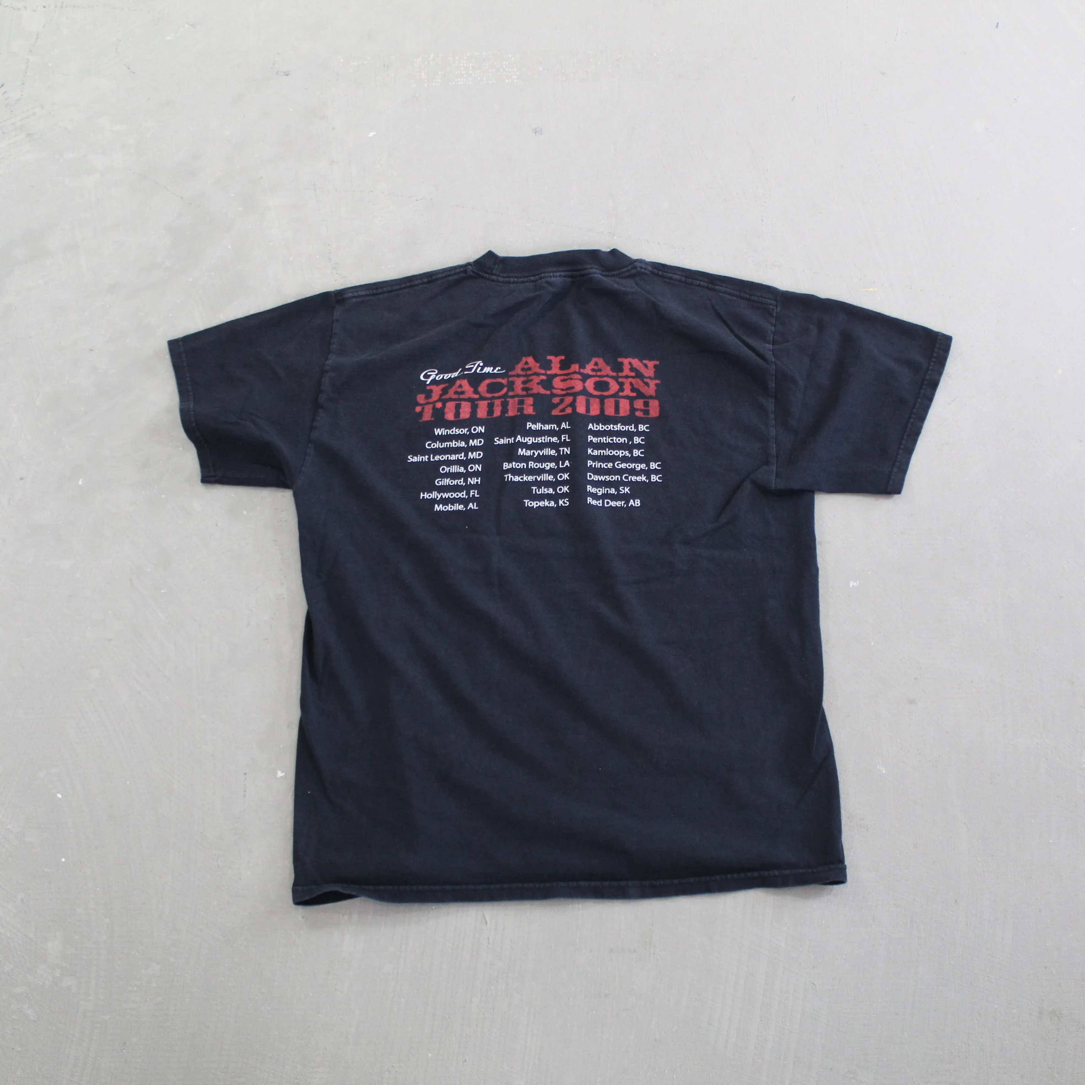 D- 2009 Alan Jackson Good Times Tour Picture Tee sold by HG Vintage product image thumbnail 3