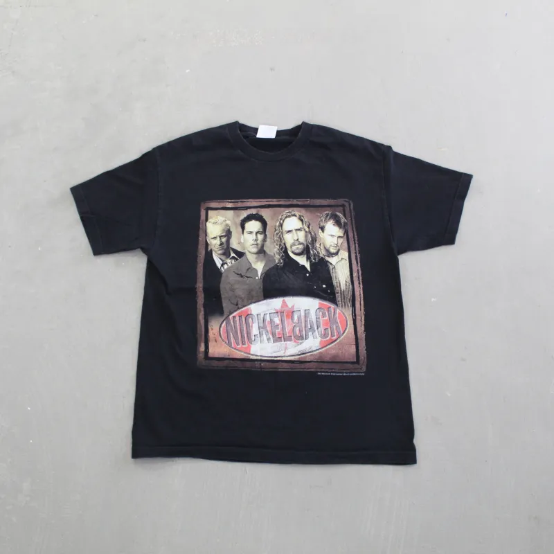 D- Vintage 2001 Nickelback Silver Side Up Tour Picture Tee sold by HG Vintage