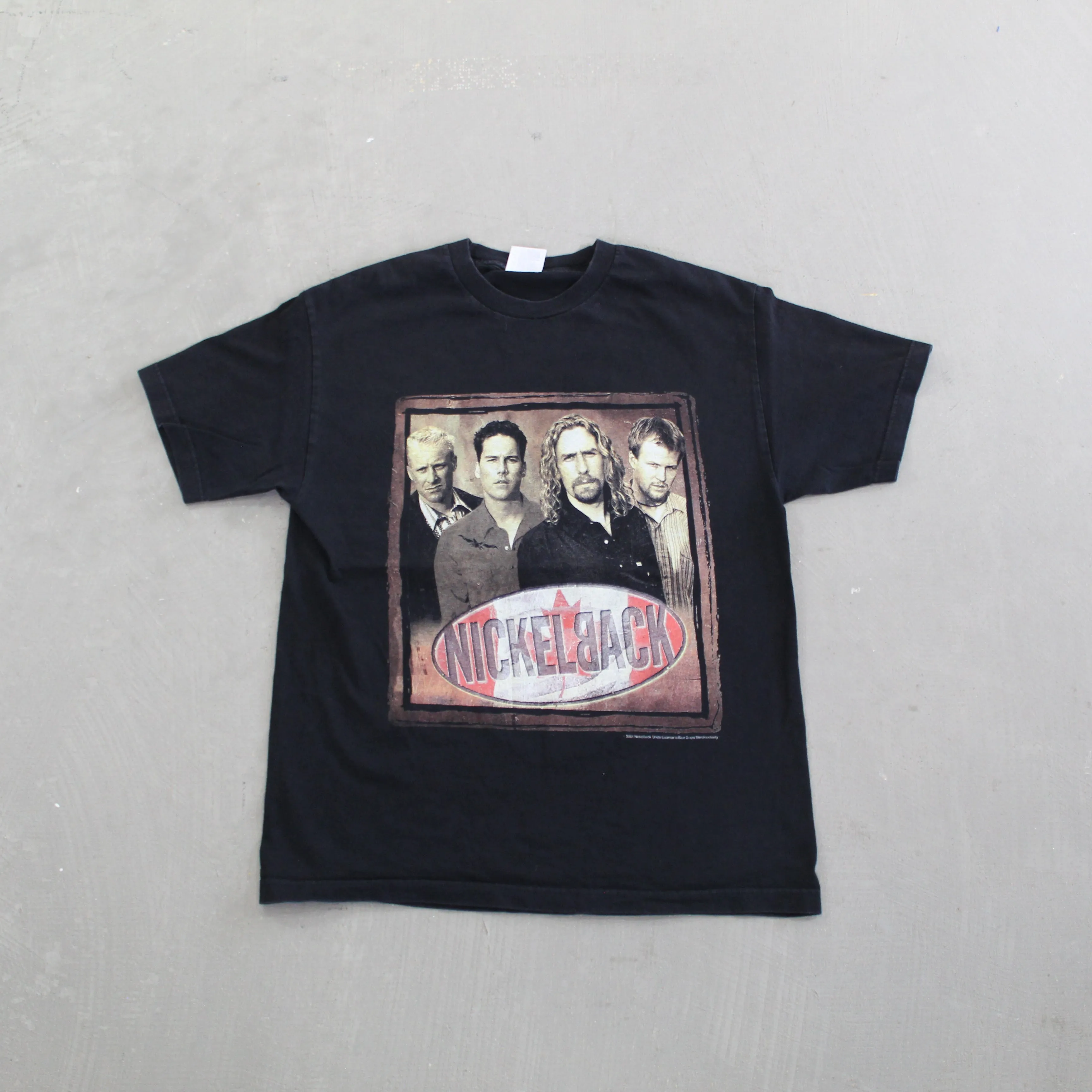 D- Vintage 2001 Nickelback Silver Side Up Tour Picture Tee sold by HG Vintage