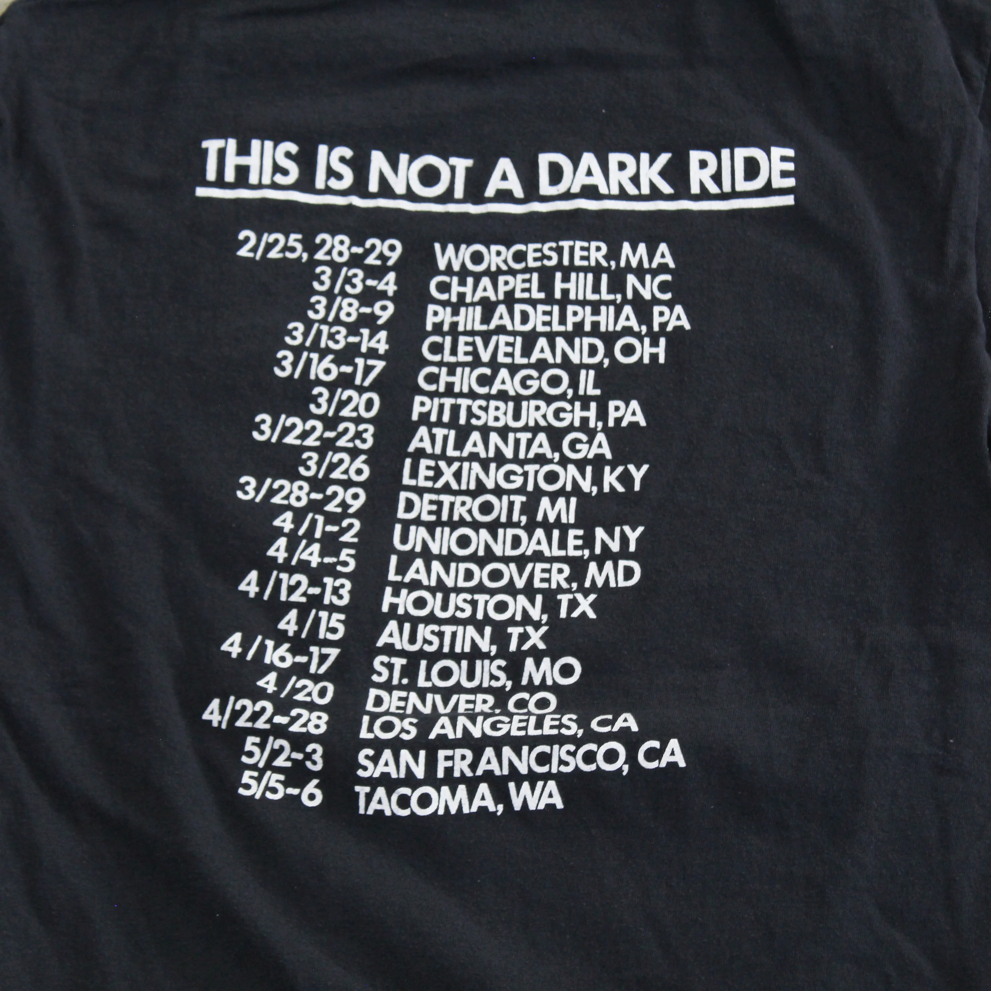 D- Vintage 1988 Bruce Springsteen Tunnel Of Love Express Tour Single Stitch Tee sold by HG Vintage product image thumbnail 4