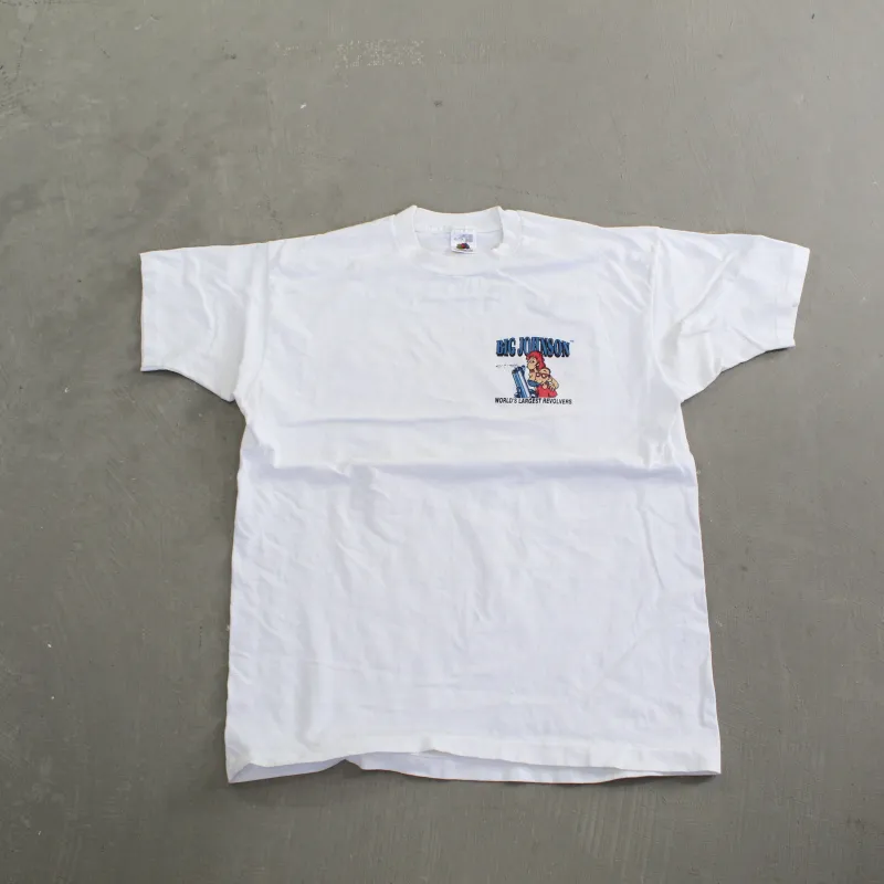 D- Vintage 1992 Big Johnson's Revolver Graphic Single Stitch Tee sold by HG Vintage