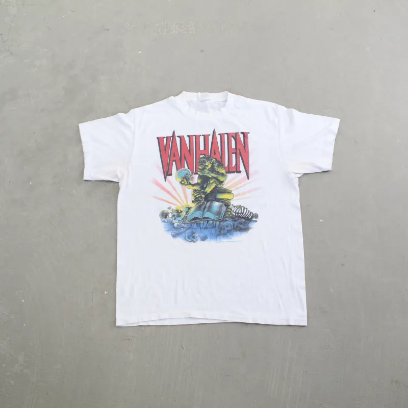 D- Vintage 1988 Van Halen Summer 88' Tour Yessup Single Stitch Graphic Tee sold by HG Vintage