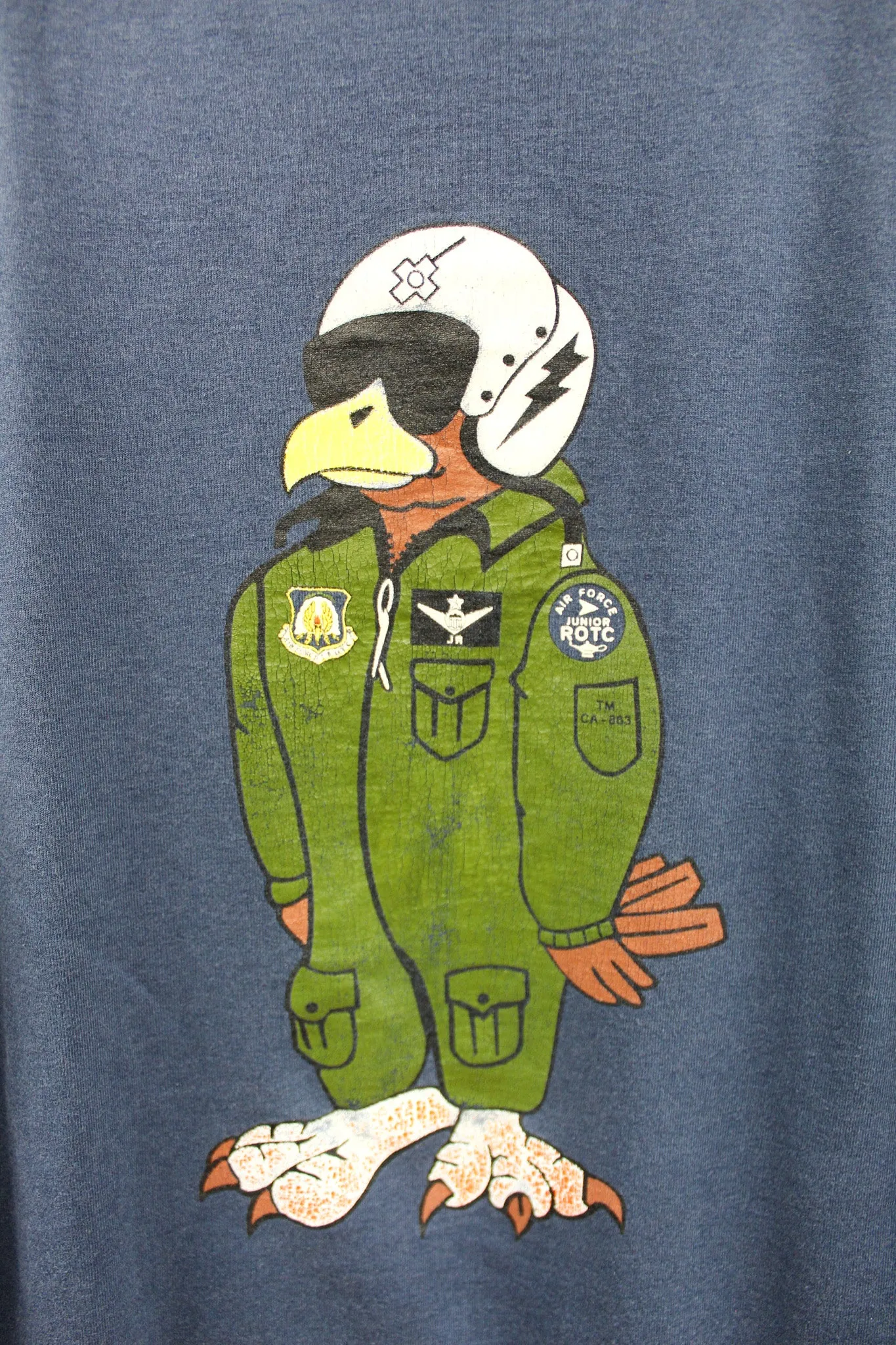 X - Vintage Fruit Of The Loom Single Stitch Junior ROTC Eagle Tee sold by HG Vintage product image thumbnail 5