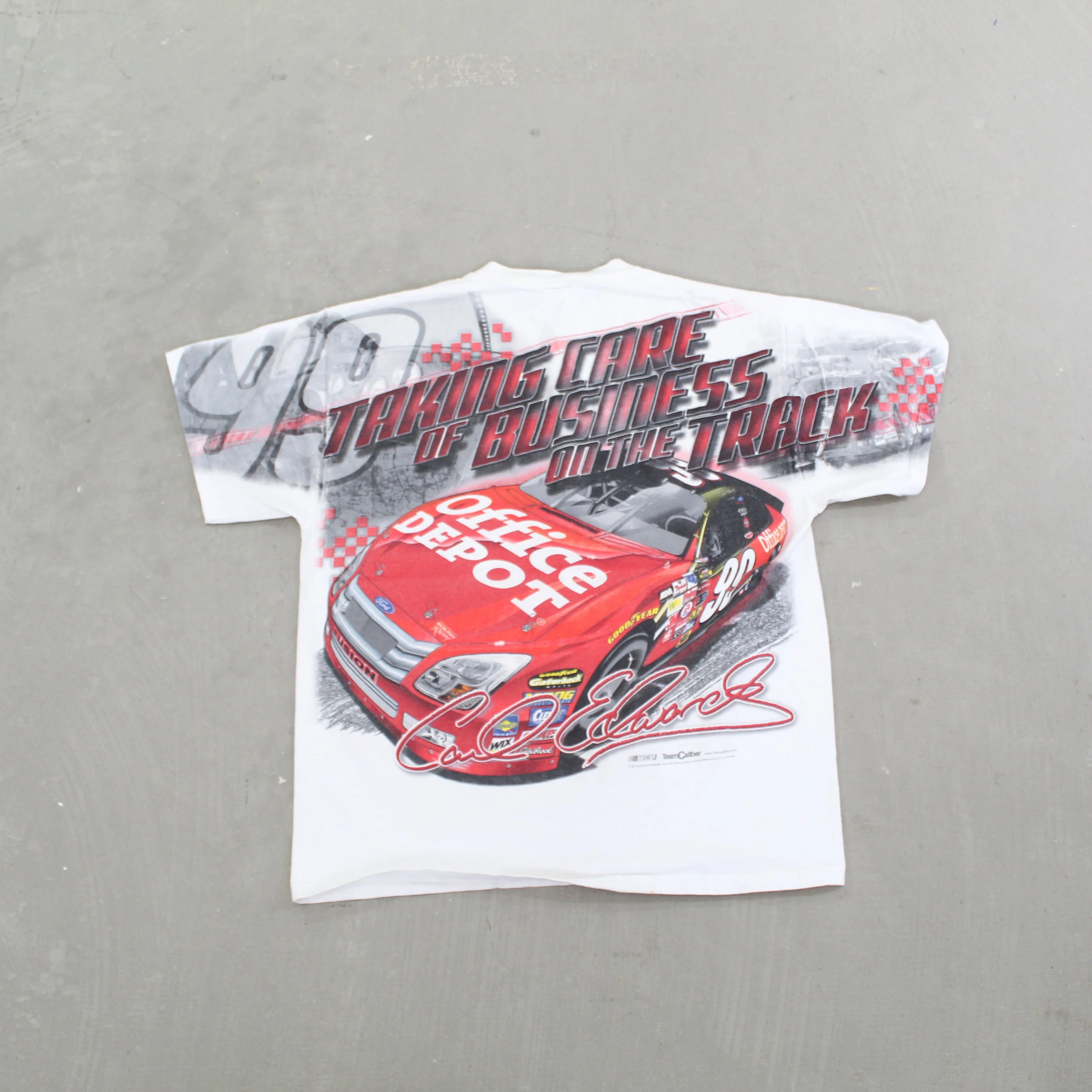 F- Vintage Nascar Carl Edwards 99 Jumbo Print Tee sold by HG Vintage product image thumbnail 3