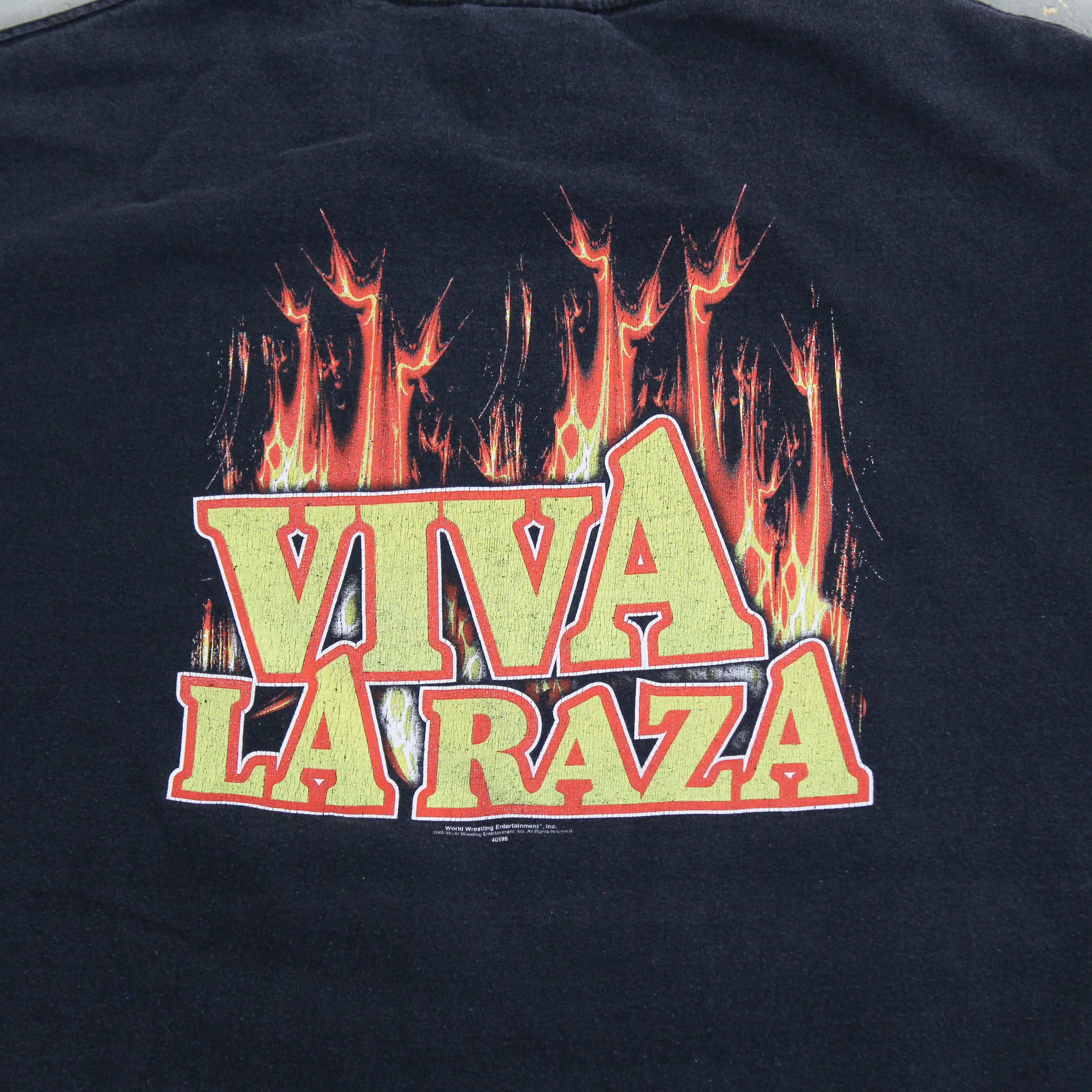 F- Vintage 2002 Eddie Guerrero WWE Viva La Raza Picture Wrestling Tee sold by HG Vintage product image thumbnail 4