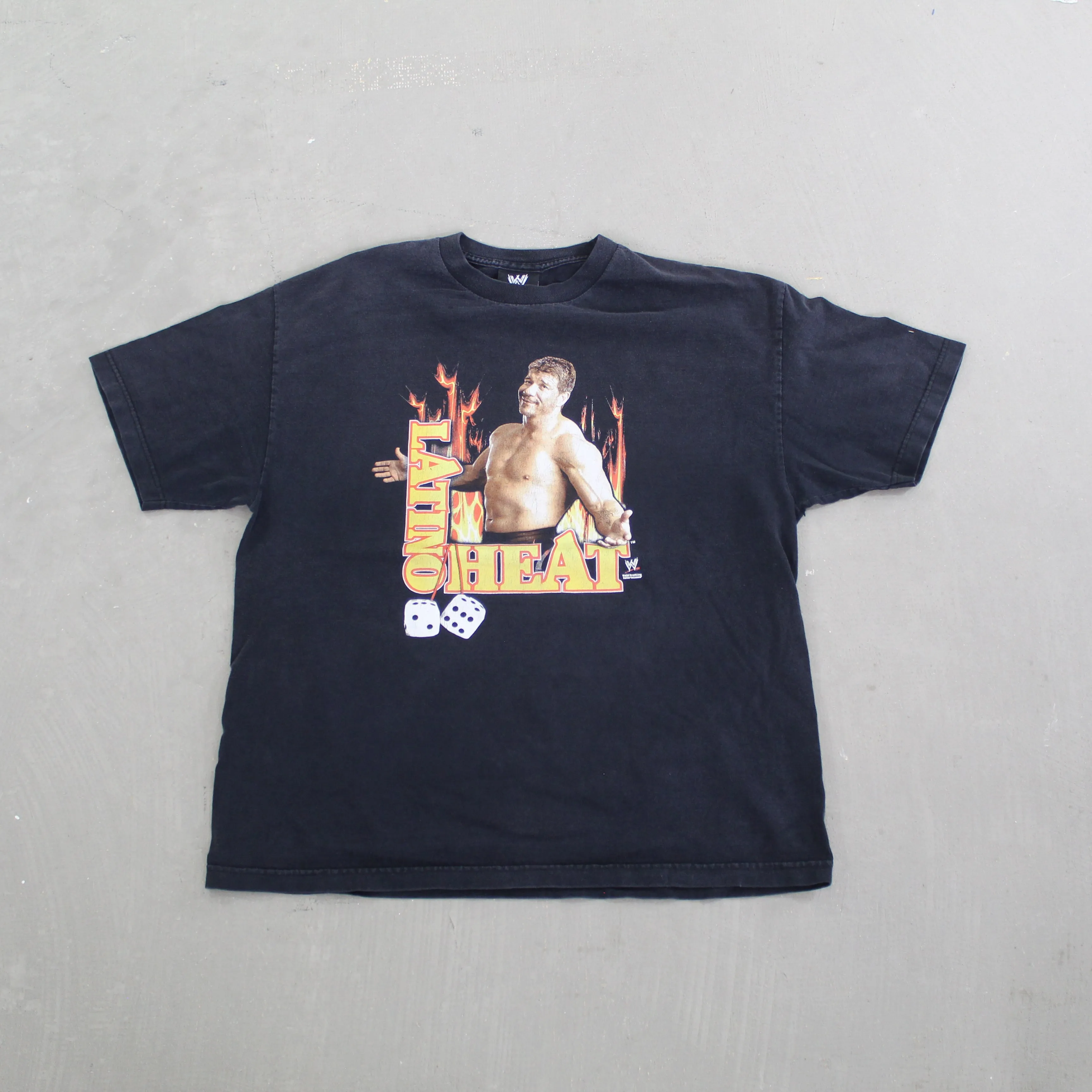 F- Vintage 2002 Eddie Guerrero WWE Viva La Raza Picture Wrestling Tee sold by HG Vintage
