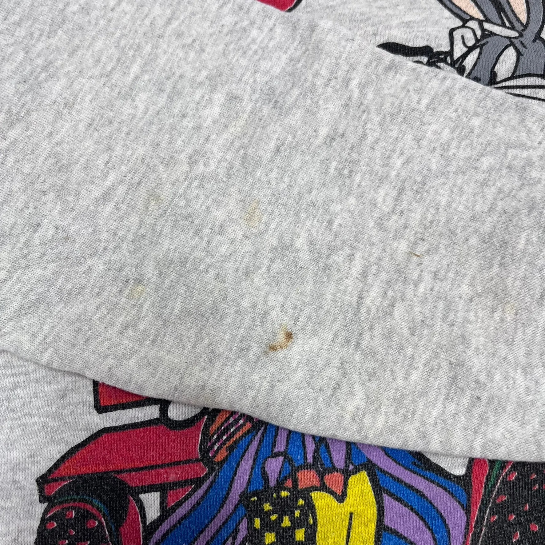 F- Vintage 1994 Looney Tunes Plaza Jumbo Print Crewneck sold by HG Vintage product image thumbnail 5