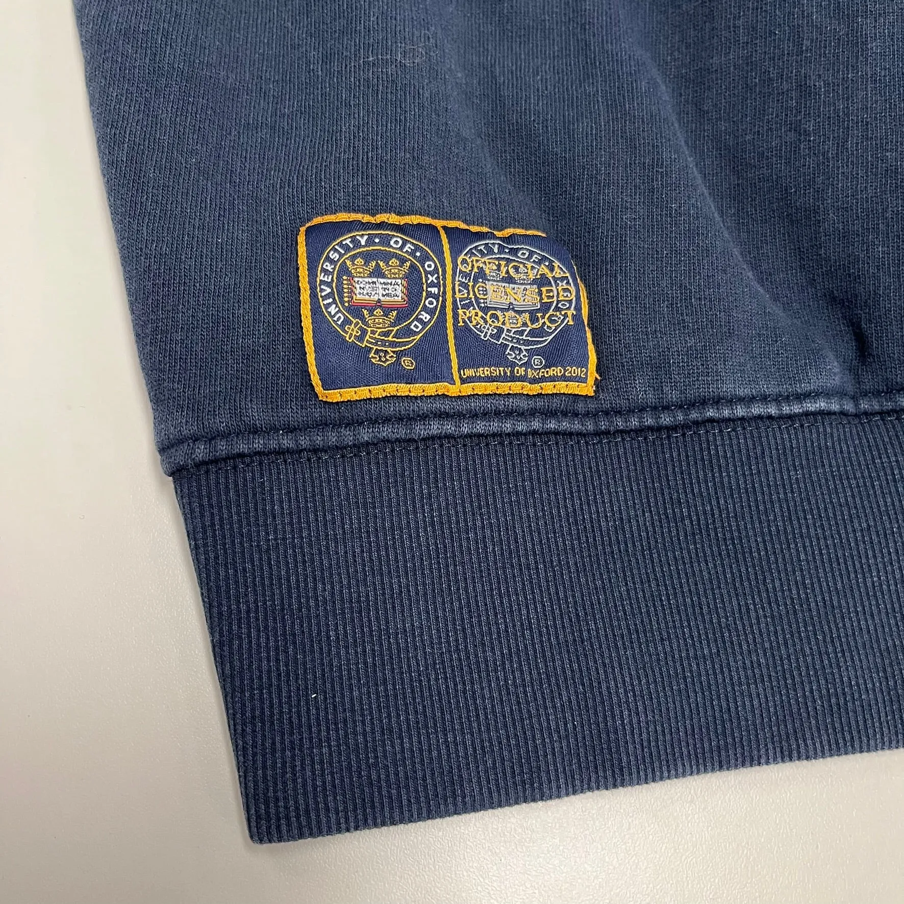 F- 2012 University Of Oxford Embroidered Text & Crest Crewneck sold by HG Vintage product image thumbnail 3