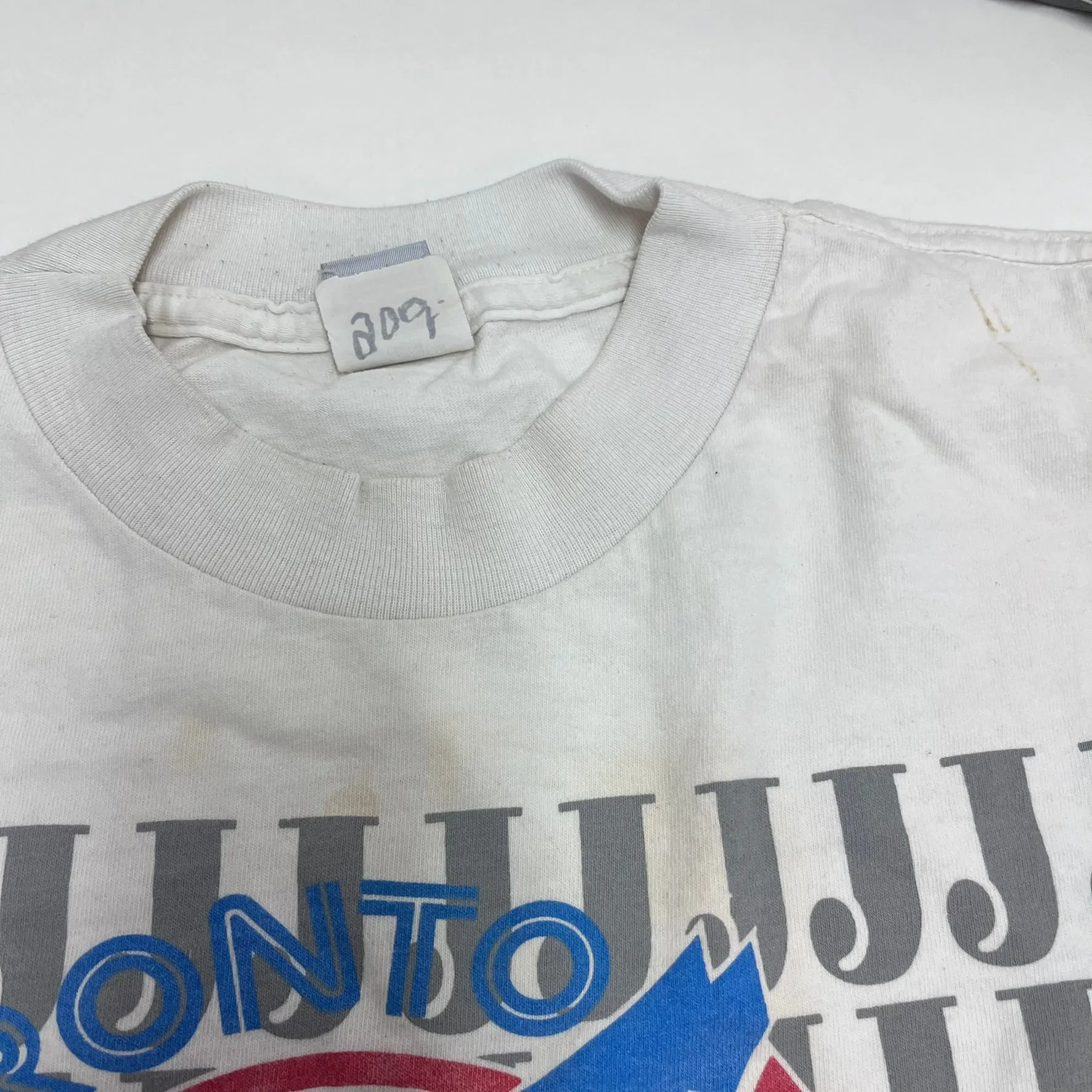 F- Vintage 1992 Toronto Blue Jays MLB Logo & Text Single Stitch Tee sold by HG Vintage product image thumbnail 4