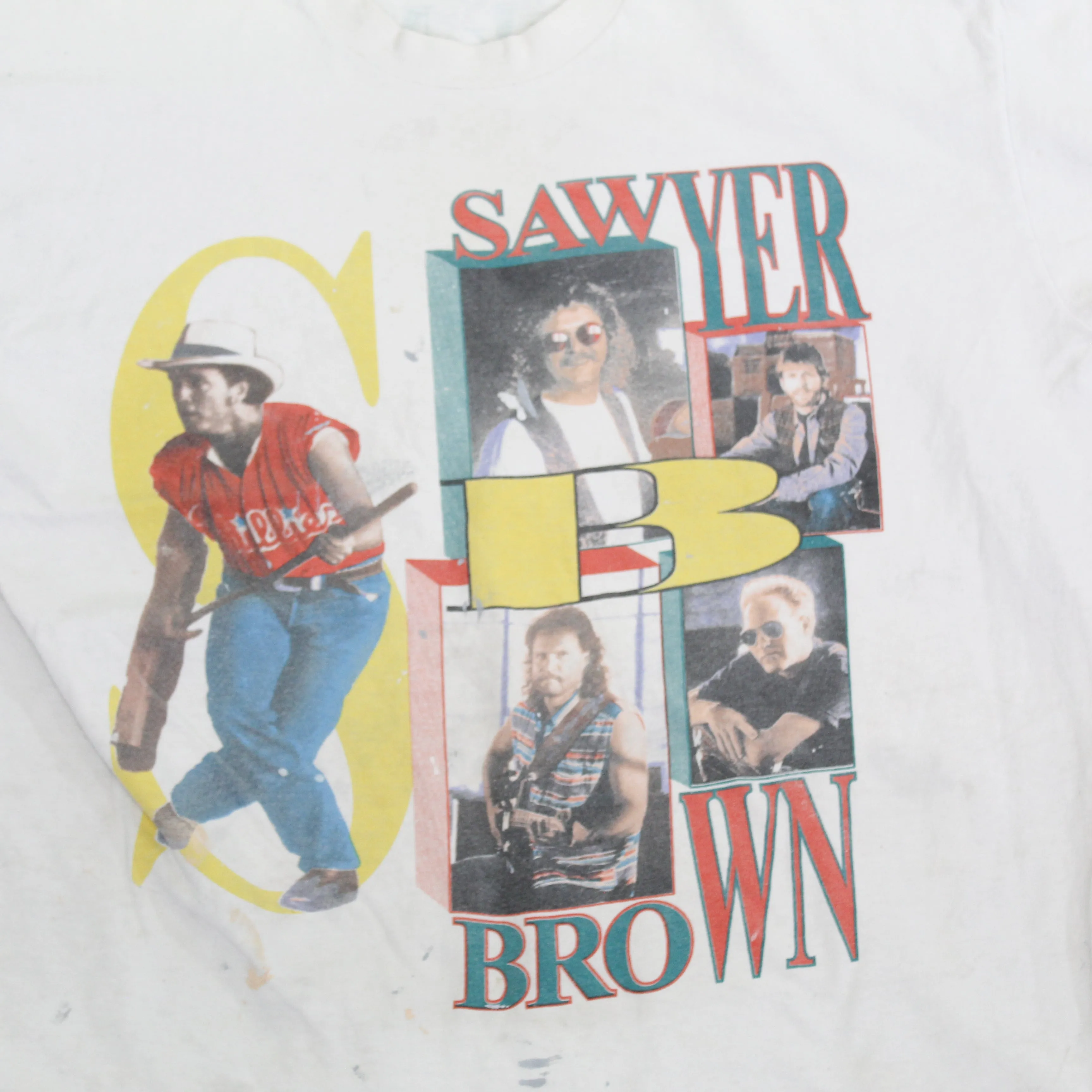 F- Vintage 1993 Sawyer Brown Thank God For You Single Stitch Tee sold by HG Vintage product image thumbnail 2