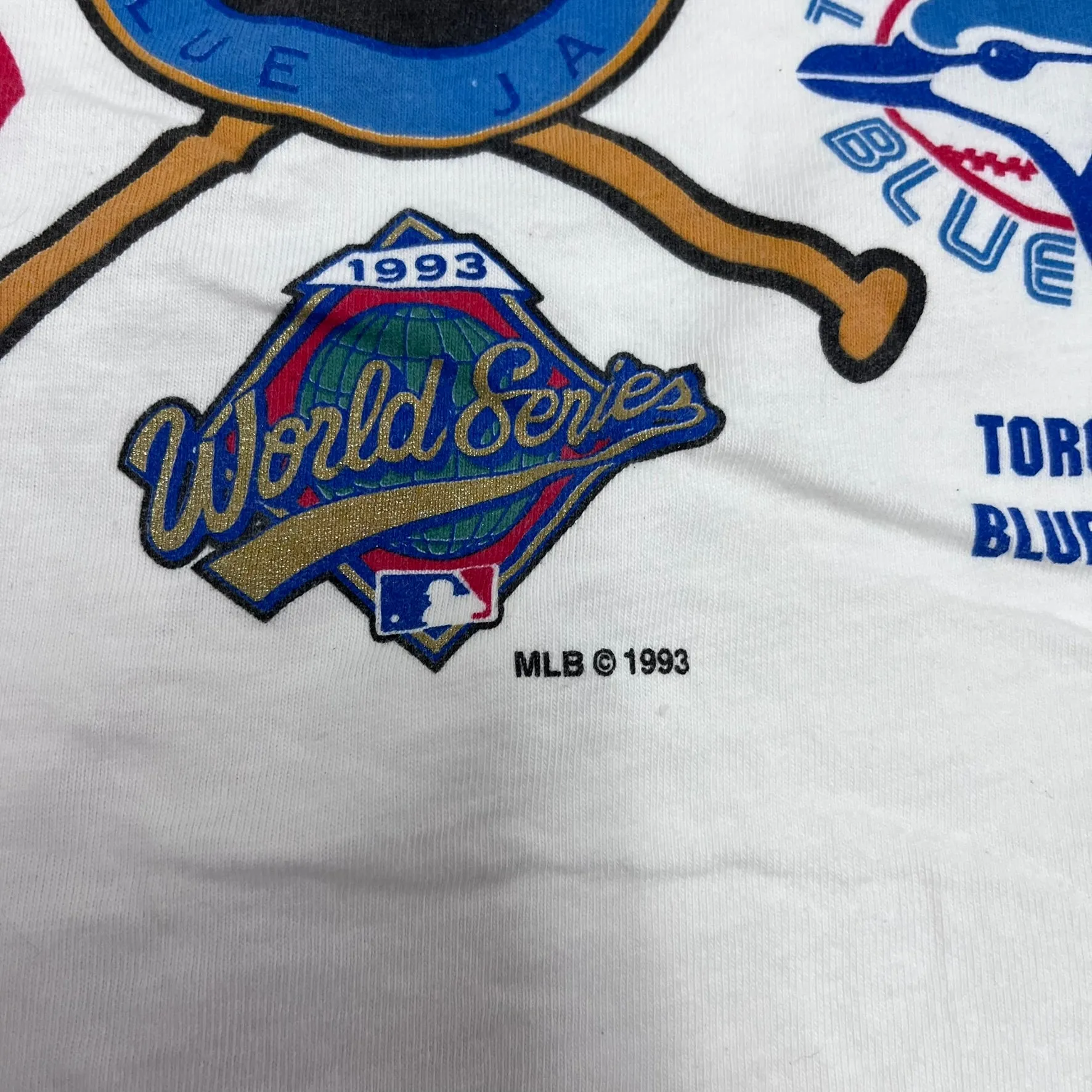F- Vintage 1993 MLB Blue Jays Vs Phillies World Series Single Stitch Tee sold by HG Vintage product image thumbnail 3