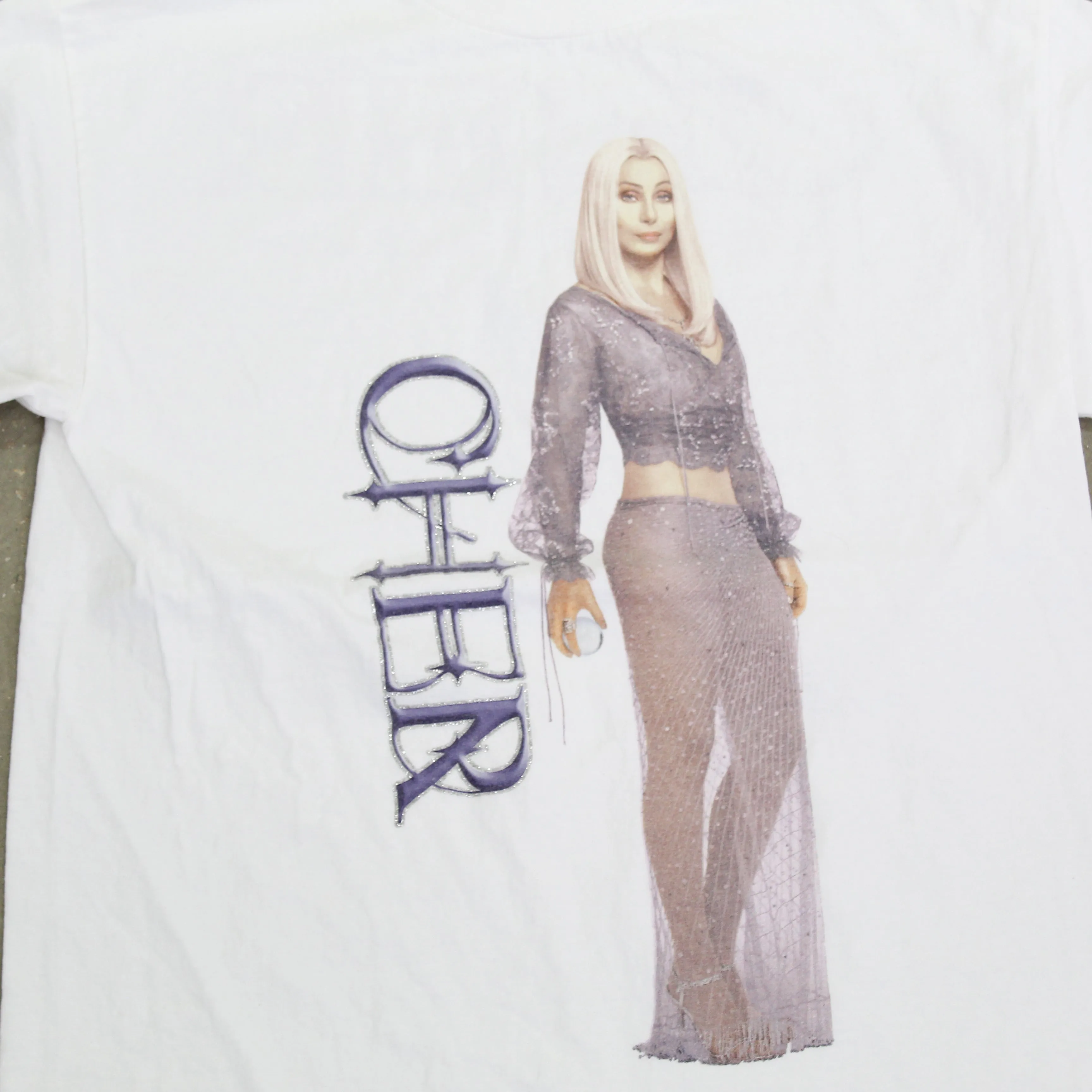 F- Vintage 2004 Cher The Farewell Tour Picture Tee sold by HG Vintage product image thumbnail 2