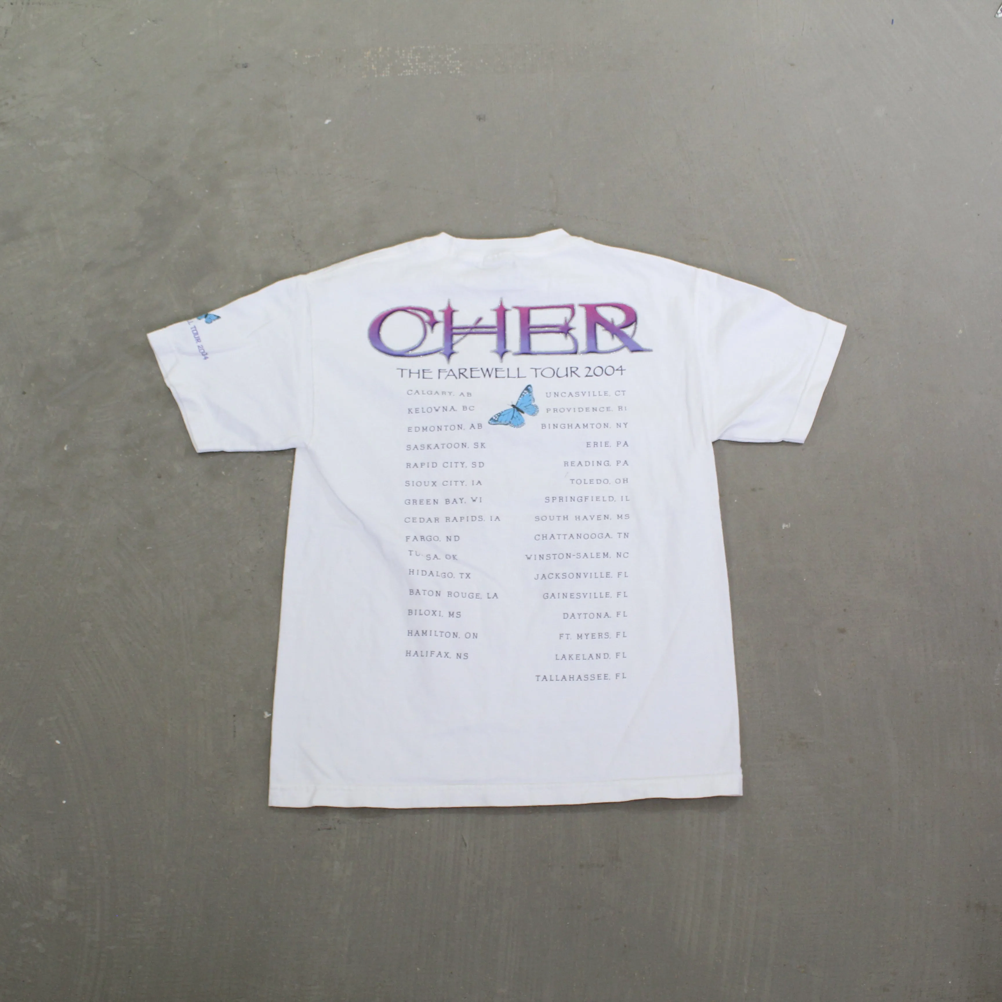F- Vintage 2004 Cher The Farewell Tour Picture Tee sold by HG Vintage product image thumbnail 3