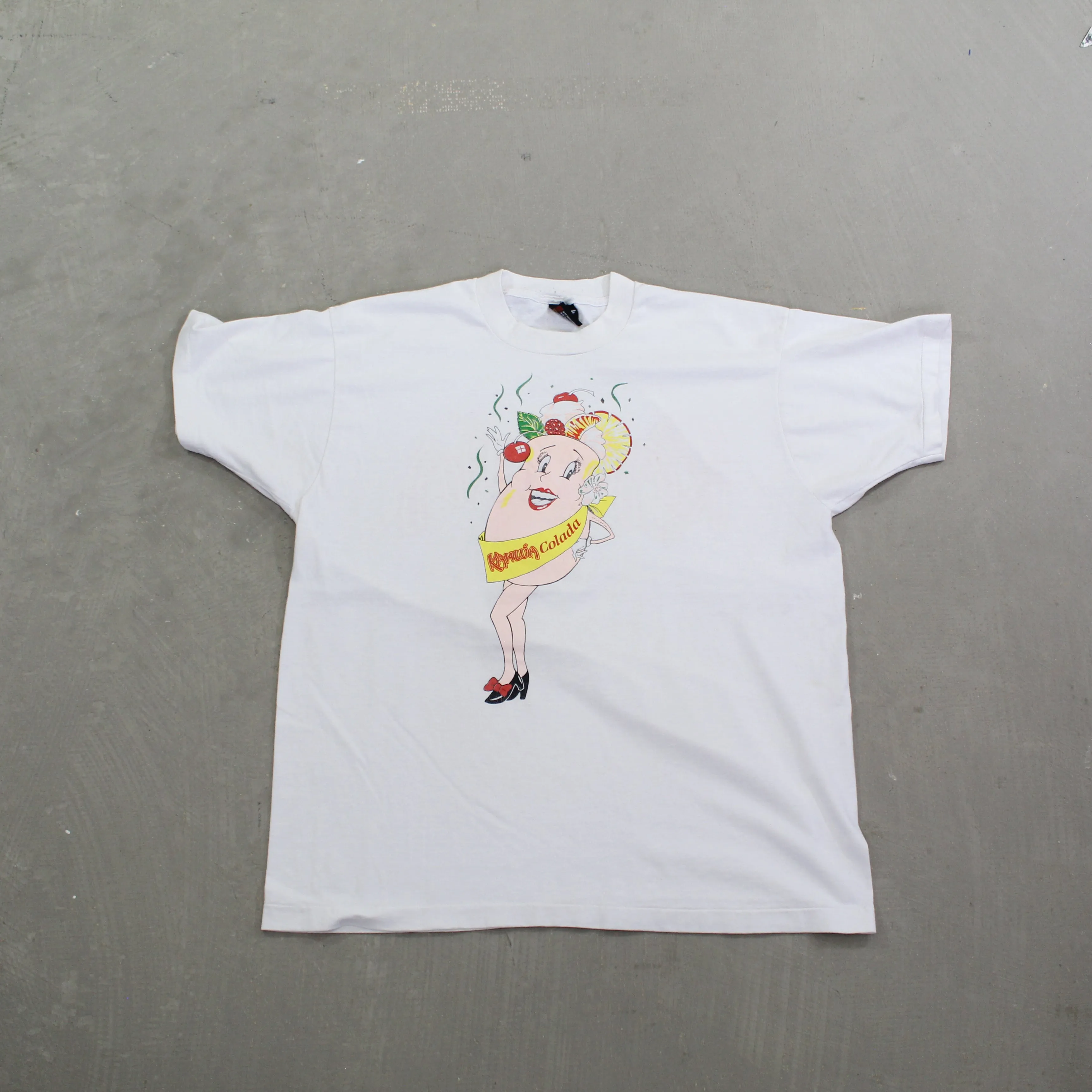 F- Vintage Kahlua Colada Graphic Single Stitch Tee sold by HG Vintage