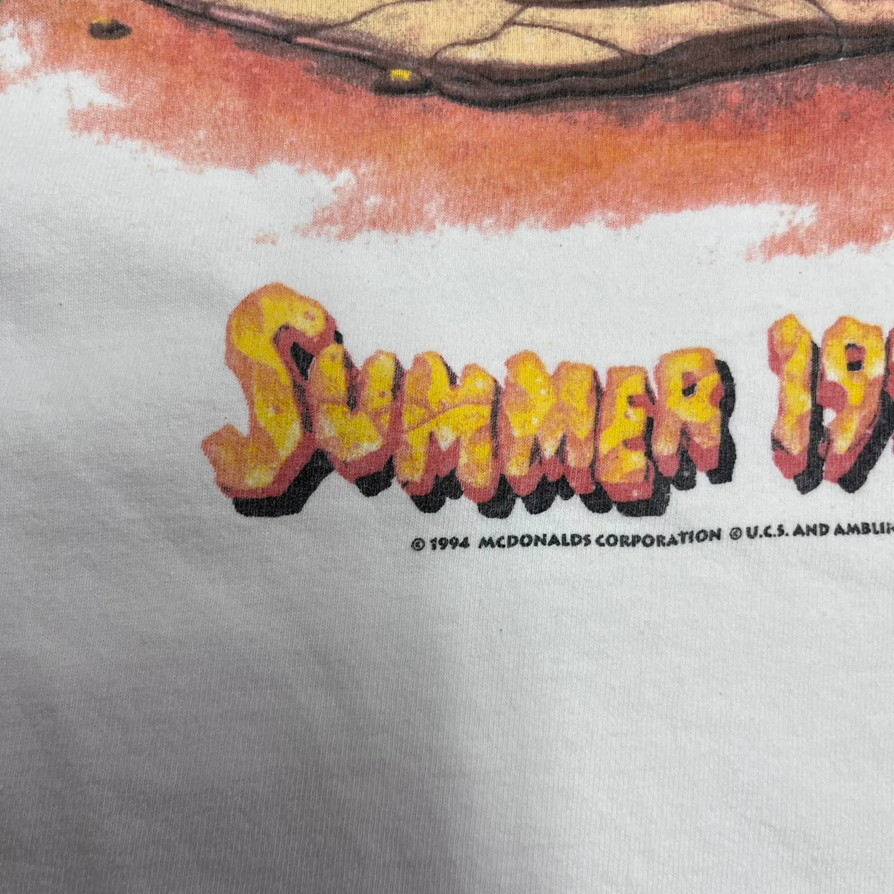 F- Vintage 1994 McDonald's & Flintstones Promo Single Stitch Tee sold by HG Vintage product image thumbnail 3