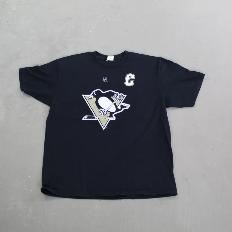F- Sydney Crosby Pittsburgh Penguins NHL Reebok Tee sold by HG Vintage