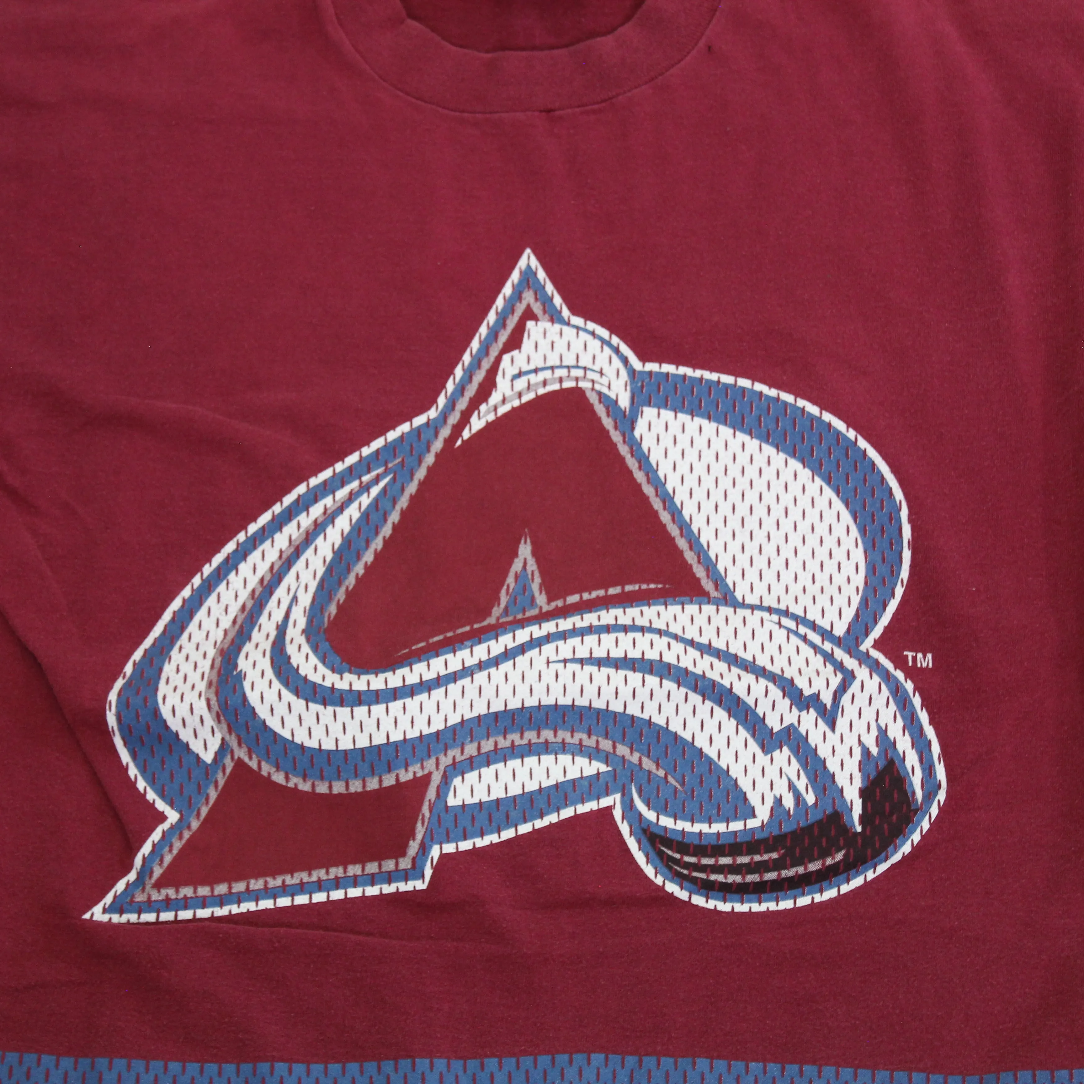 F- Vintage Colorado Avalanche NHL Pro Player Jersey Single Stitch Tee sold by HG Vintage product image thumbnail 2