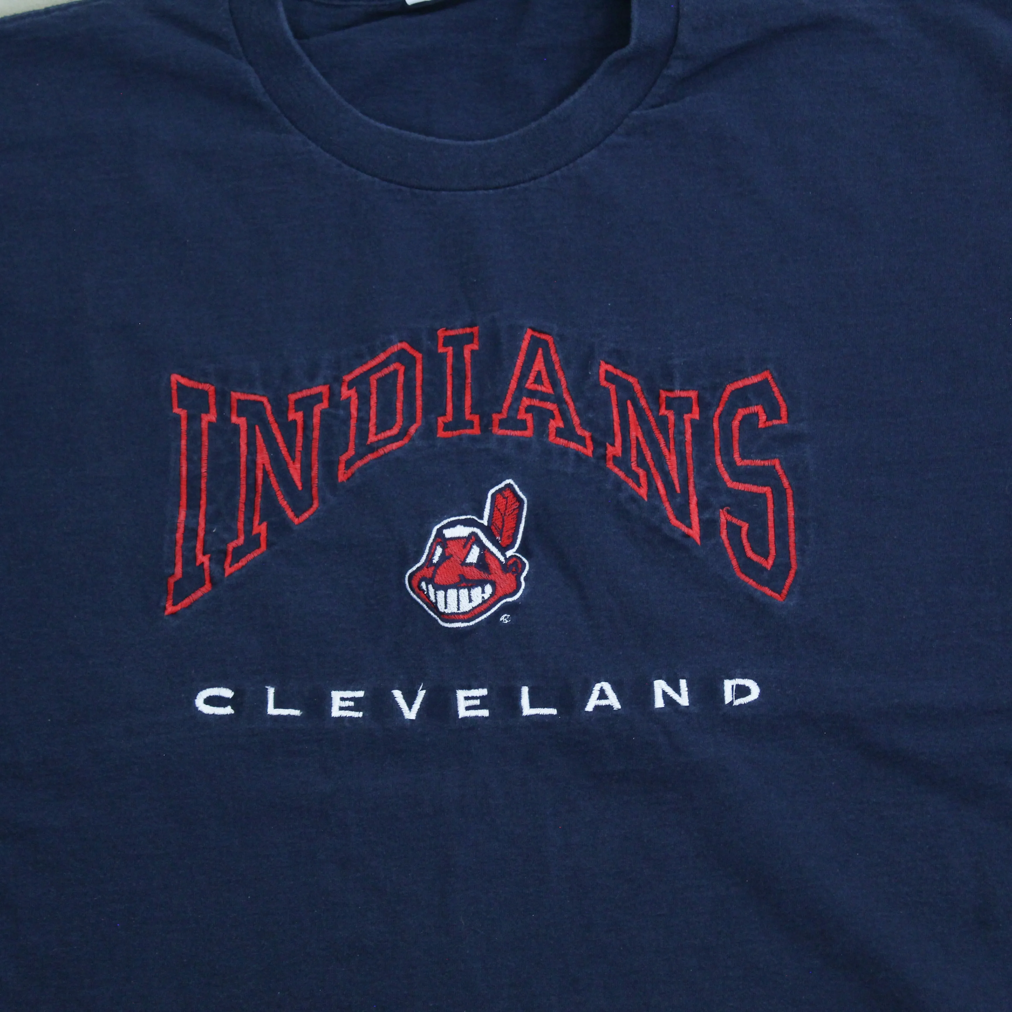 F- Vintage Cleveland Guardians MLB Lee Embroidered Logo & Text Tee sold by HG Vintage product image thumbnail 2