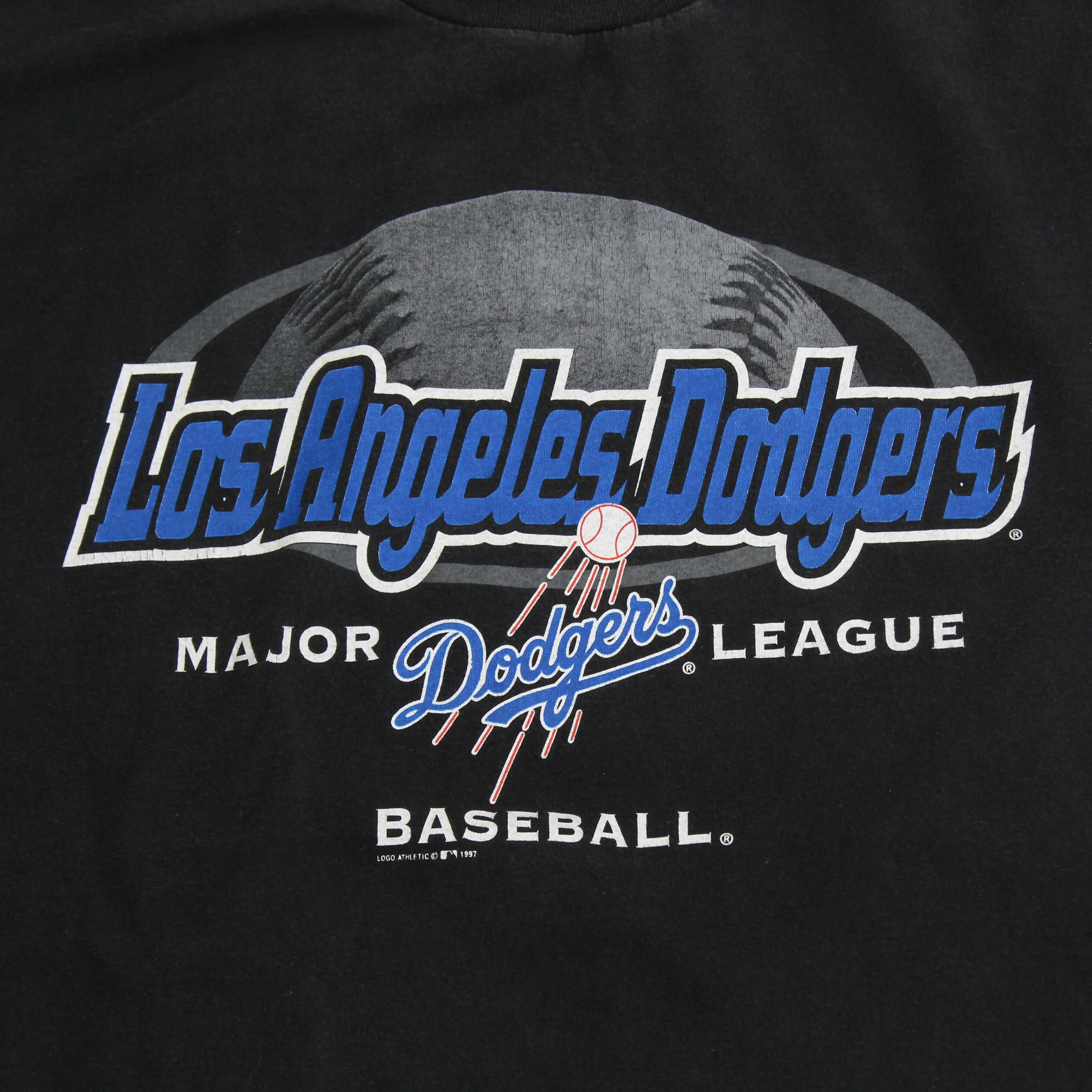 F- Vintage 1997 LA Dodgers MLB Logo Athletic Text Tee sold by HG Vintage product image thumbnail 2