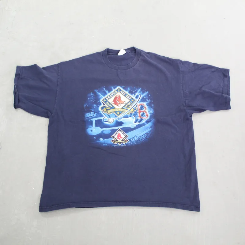 F- Vintage 2001 Boston Red Sox 100th Season MLB Tee sold by HG Vintage