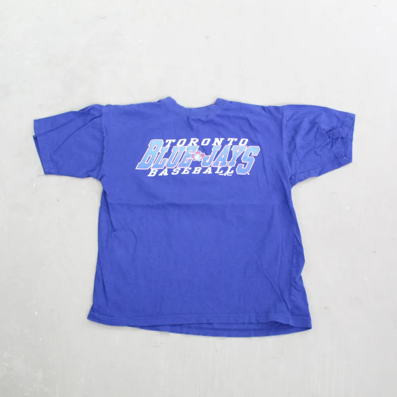 F- Vintage 1998 Toronto Blue Jays MLB Text Tee sold by HG Vintage
