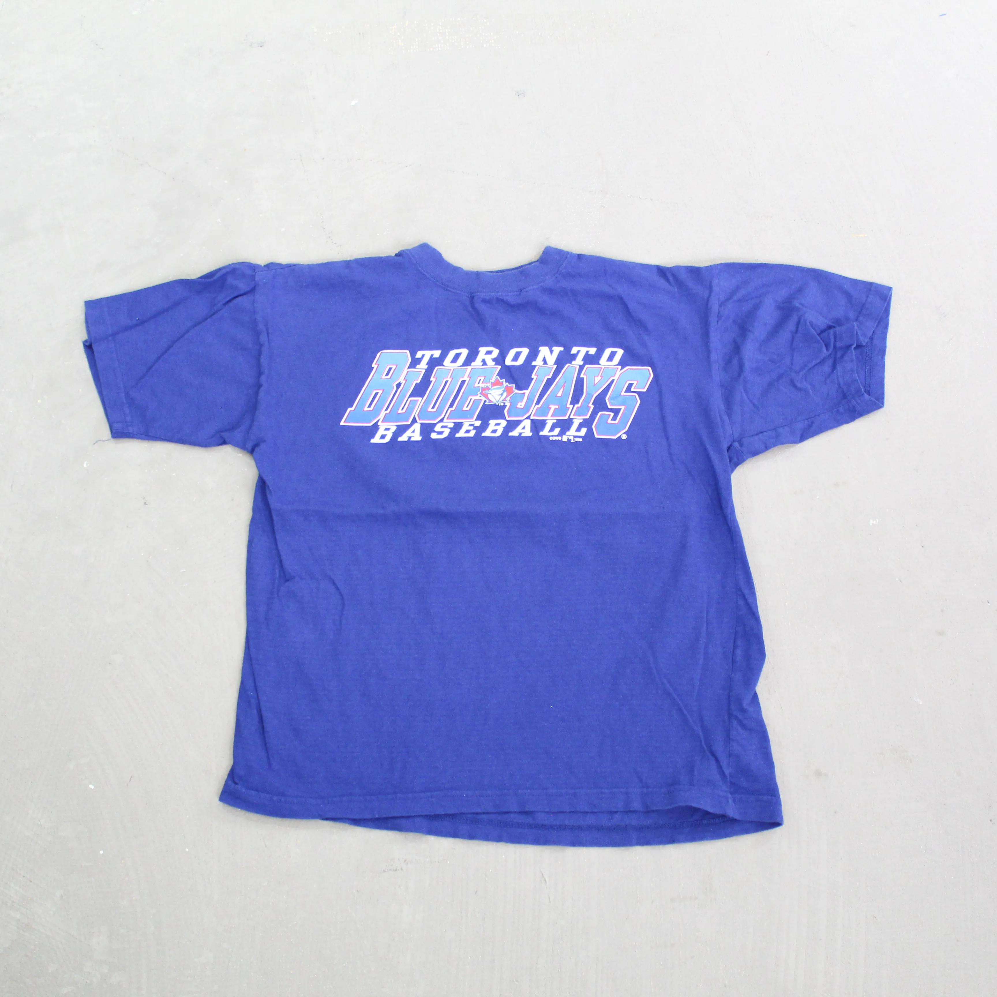 F- Vintage 1998 Toronto Blue Jays MLB Text Tee sold by HG Vintage
