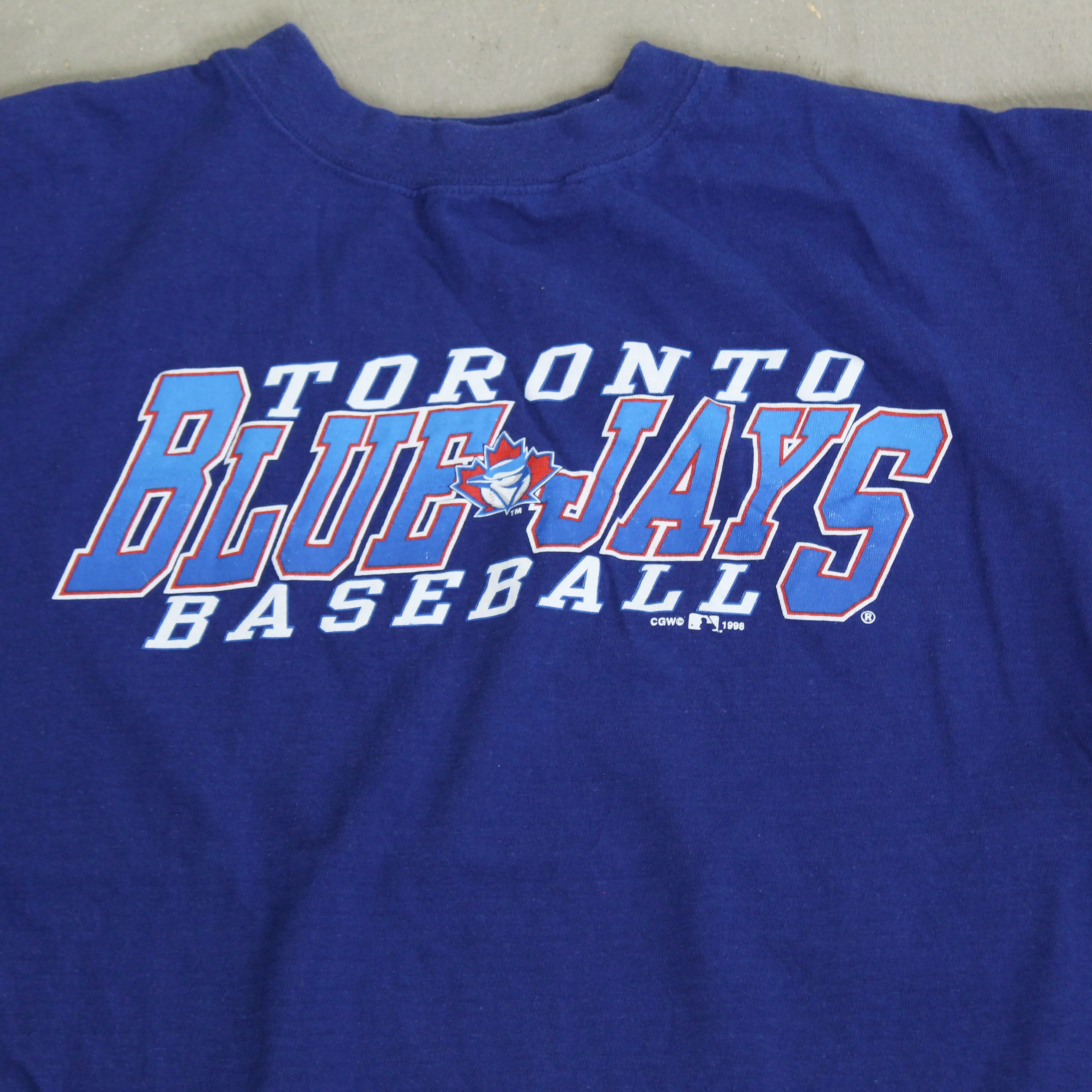 F- Vintage 1998 Toronto Blue Jays MLB Text Tee sold by HG Vintage product image thumbnail 2