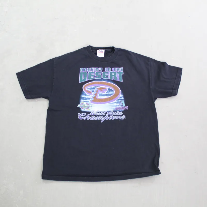 F- Vintage 2001 Arizona Diamondbacks World Series Champs MLB Tee sold by HG Vintage