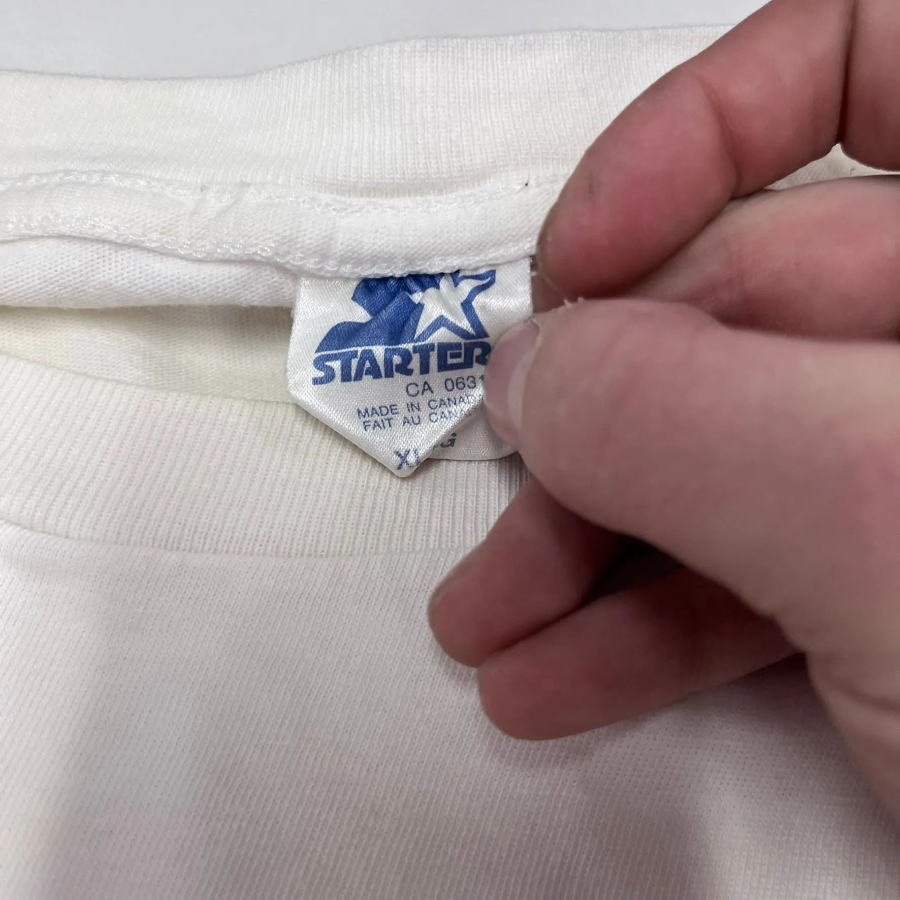 F- Vintage 1994 Vancouver Grizzlies NBA Starter Inaugural Season Single Stitch Tee sold by HG Vintage product image thumbnail 3