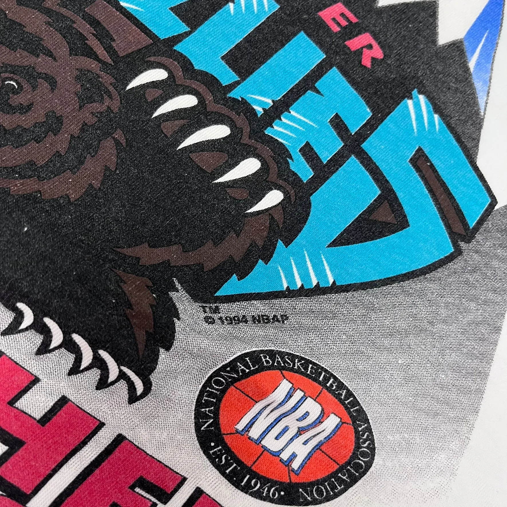 F- Vintage 1994 Vancouver Grizzlies NBA Starter Inaugural Season Single Stitch Tee sold by HG Vintage product image thumbnail 4