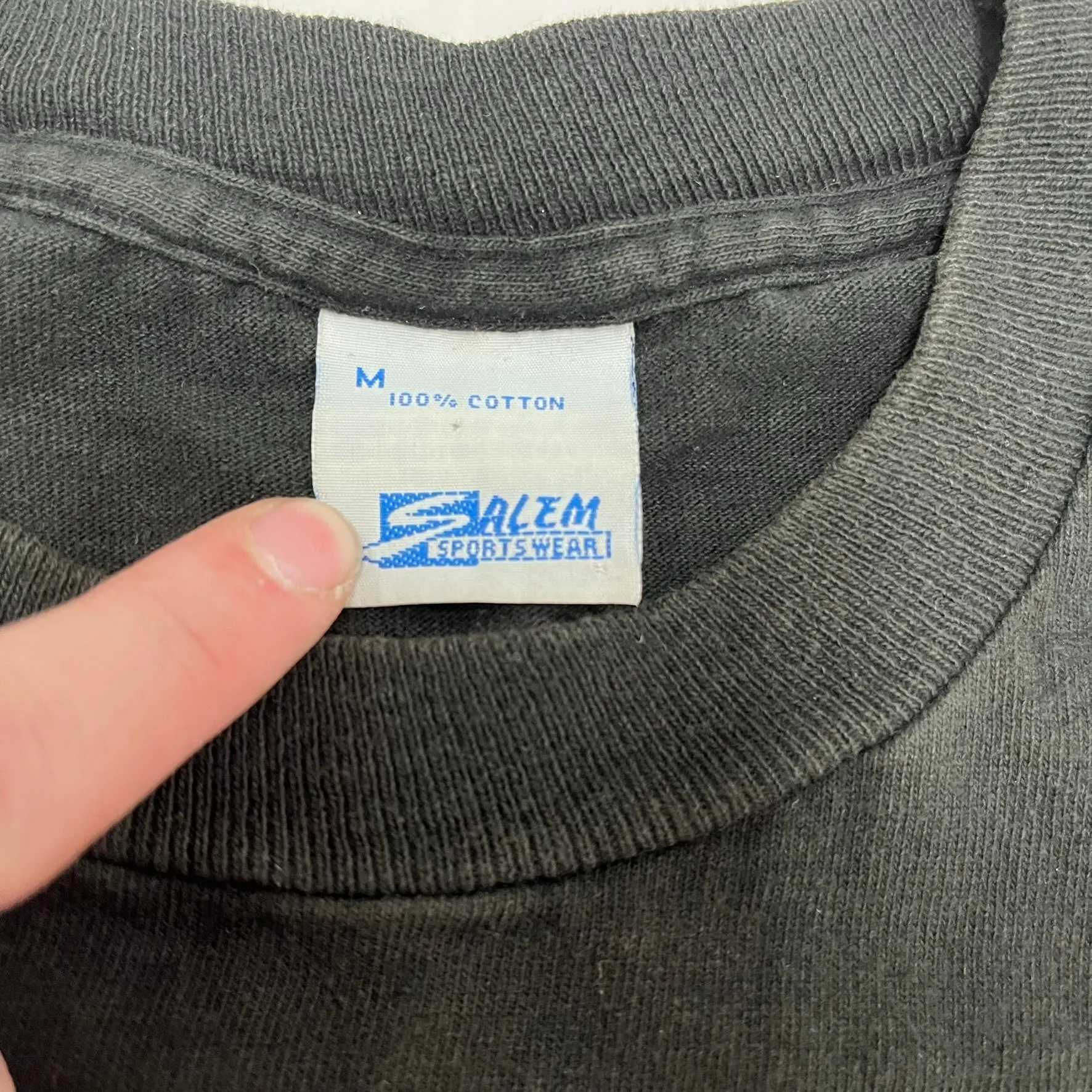 F- Vintage 1991 Chicago Bulls NBA Salem 25th Season Single Stitch Tee sold by HG Vintage product image thumbnail 4