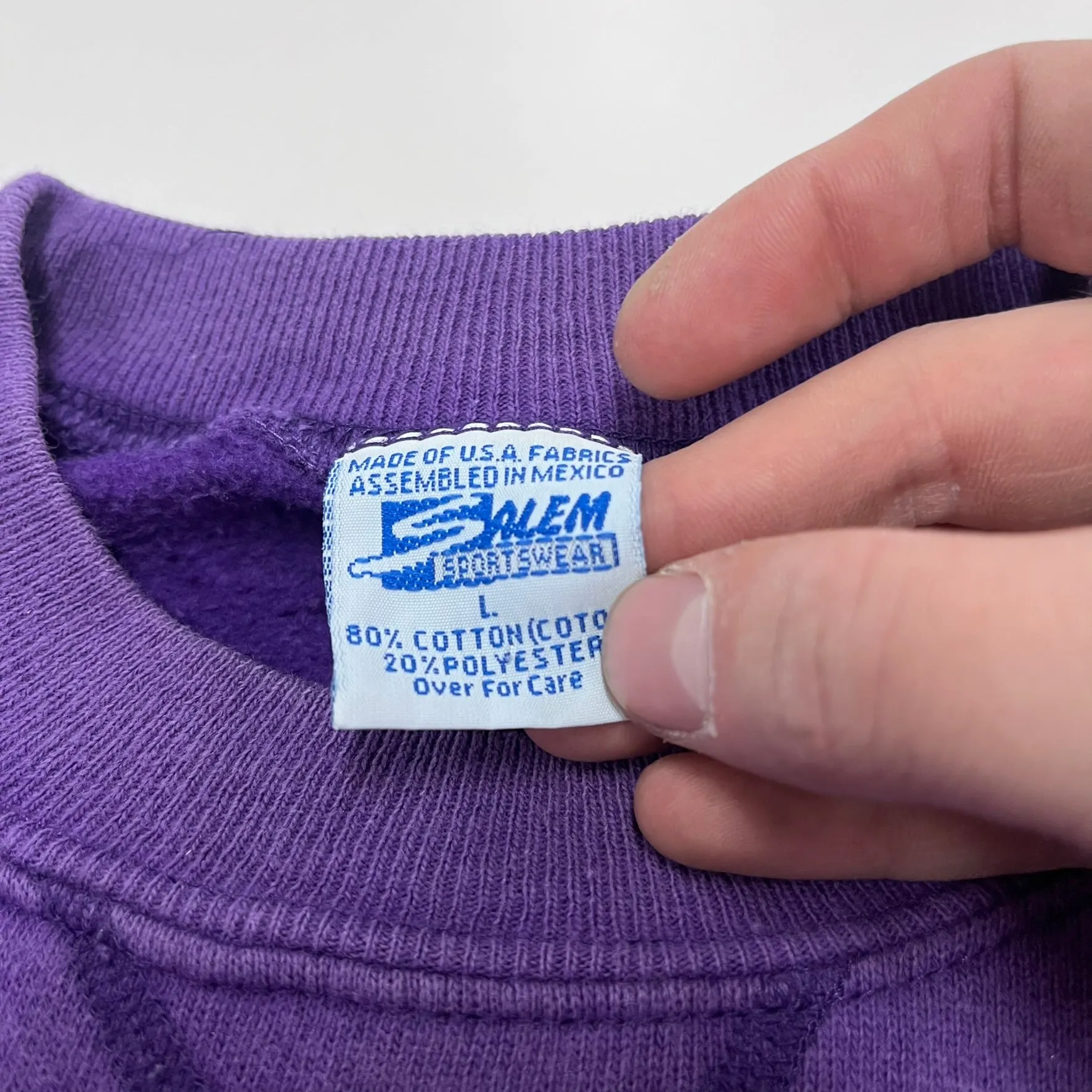 F- Vintage University Of Washington Huskies Football Club Salem Crewneck sold by HG Vintage product image thumbnail 4